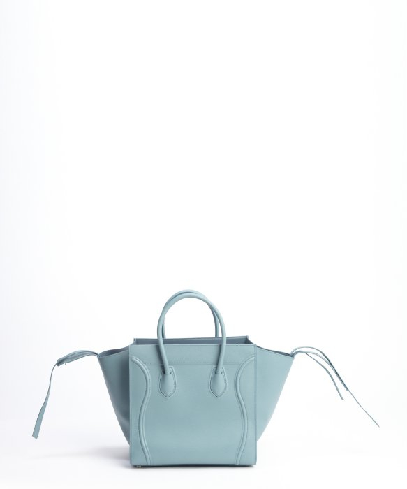 celine luggage phantom leather bowling bag  