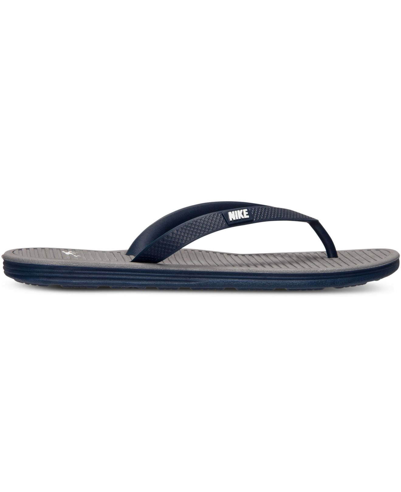Nike Men's Solarsoft Thong Ii Sandals From Finish Line in Blue for Men |  Lyst