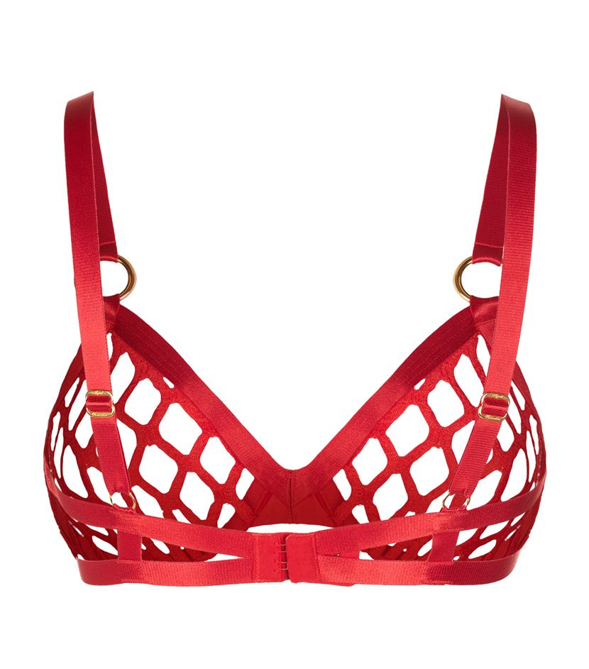 Agent Provocateur Bubbles Bra in Red | Lyst Canada