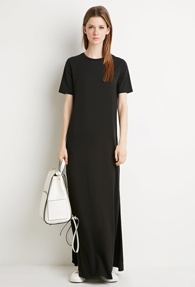 casual t shirt maxi dress