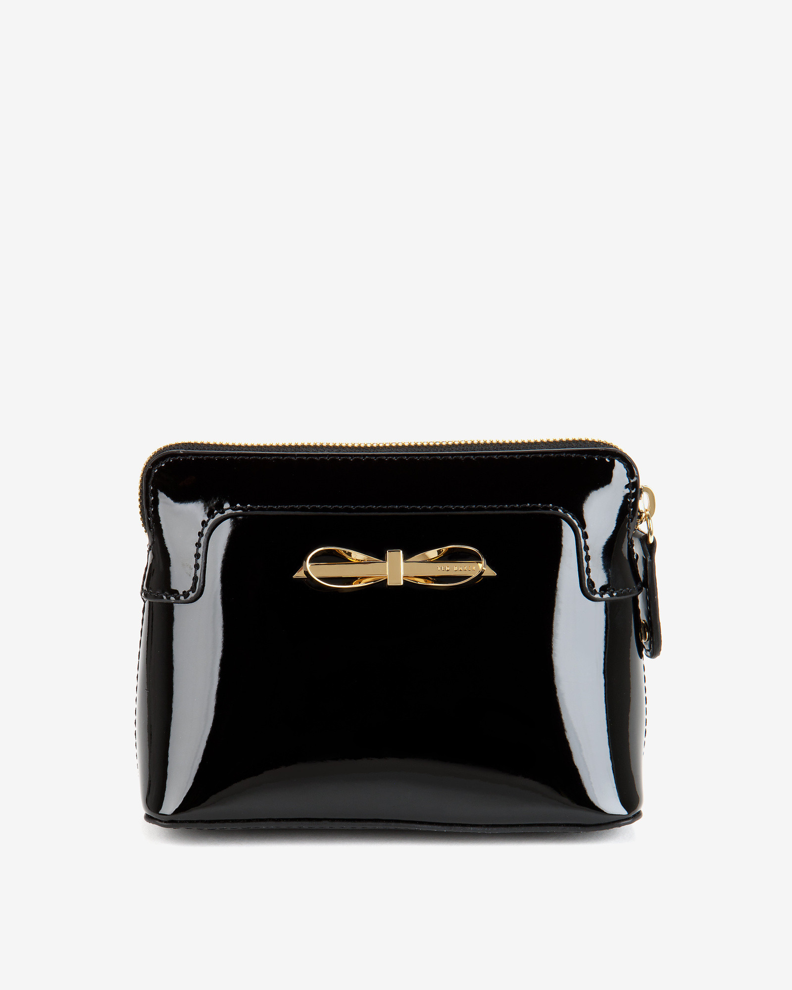 Ted baker Patent Cosmetic Bag in Black Lyst