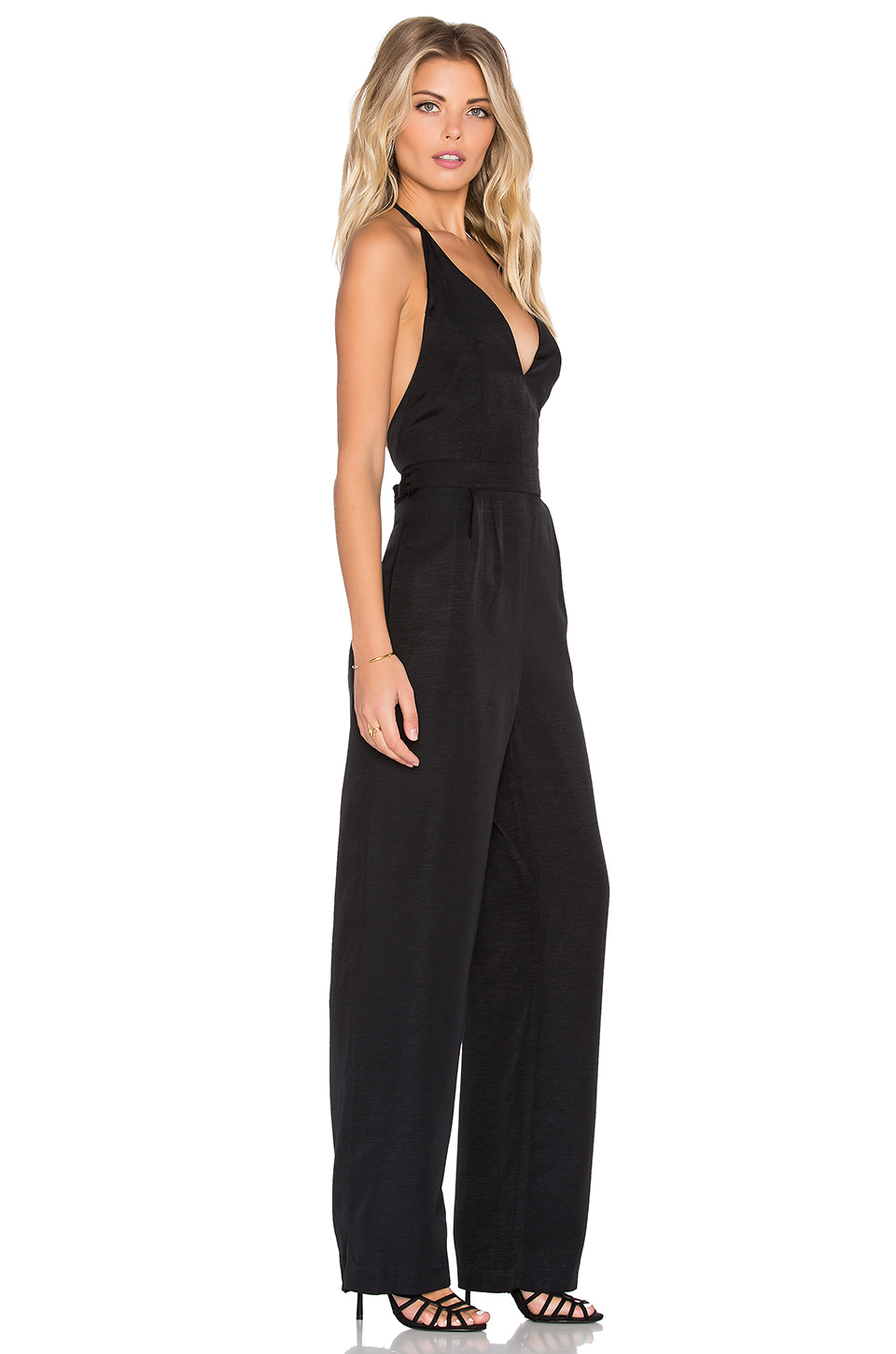 minkpink black jumpsuit