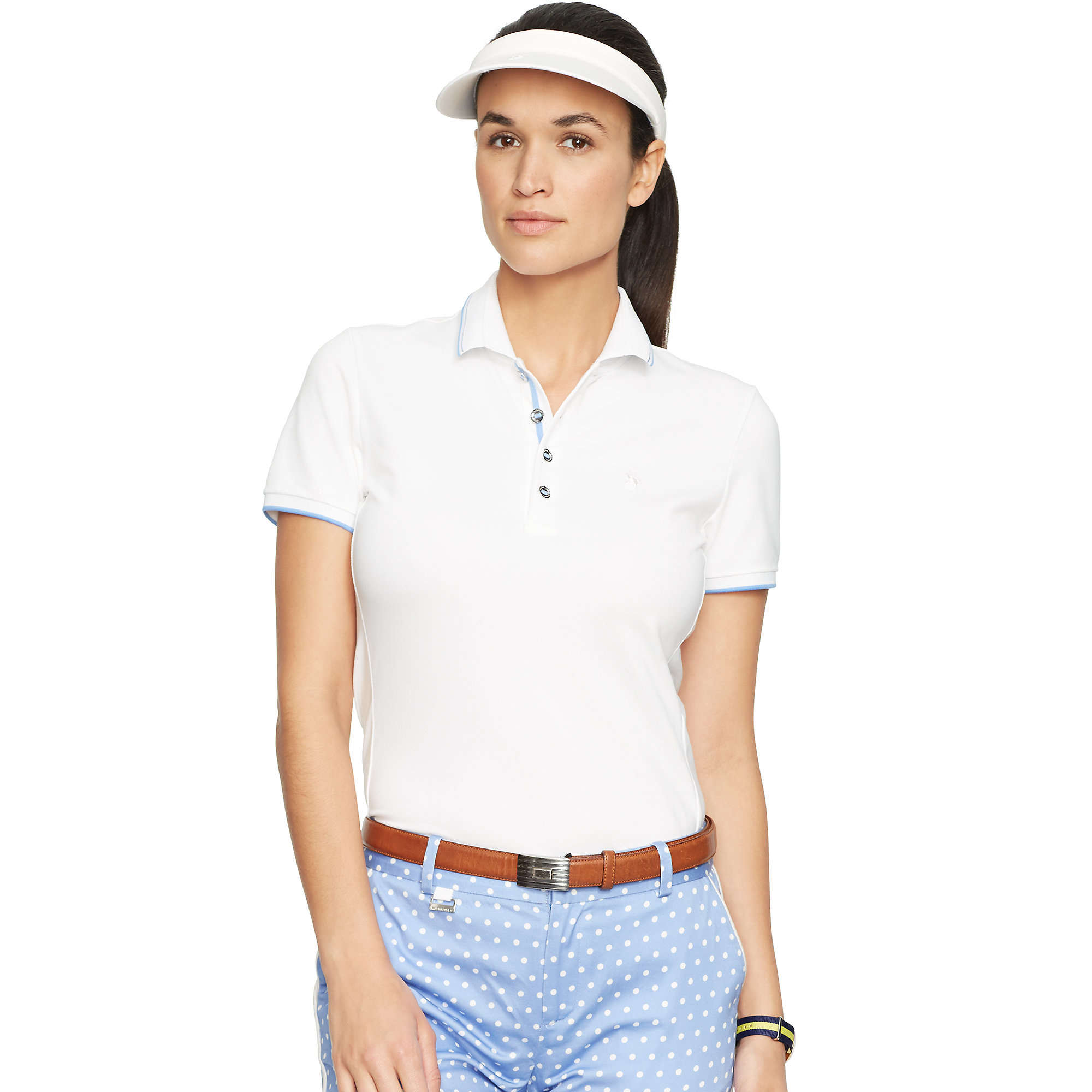 Lyst - Ralph Lauren Golf Cotton Piqué Polo Shirt in White