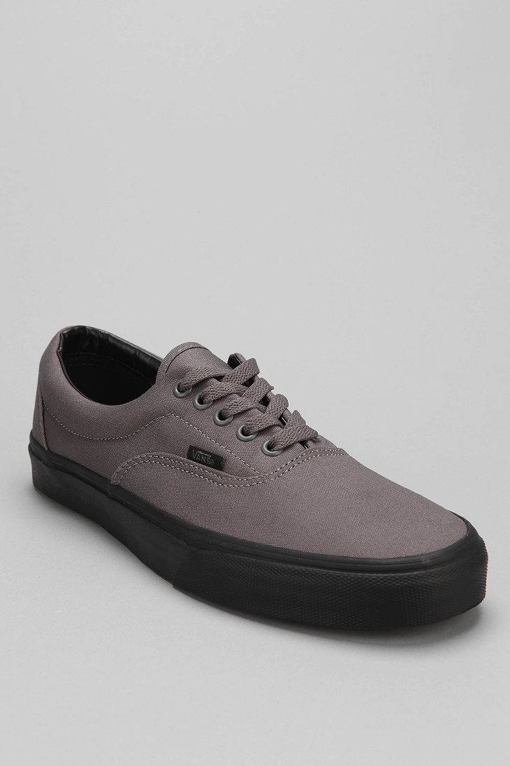 Vans Era Black Sole Mens Sneaker in Dark Grey (Gray) for Men - Lyst