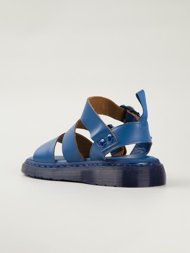flat light blue sandals