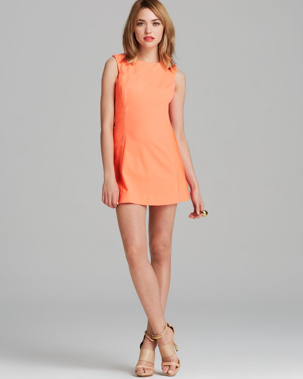 milly orange dress
