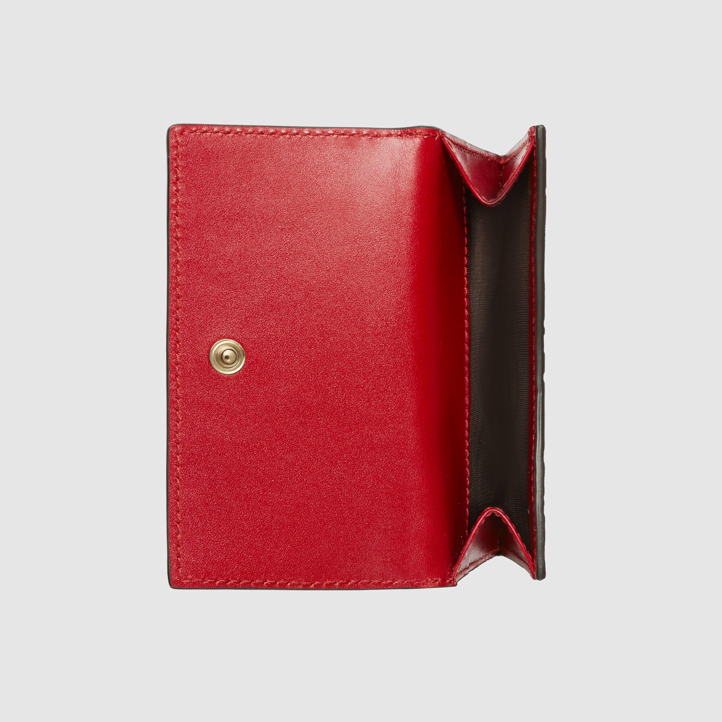 Lyst - Gucci Bow Signature Wallet in Red