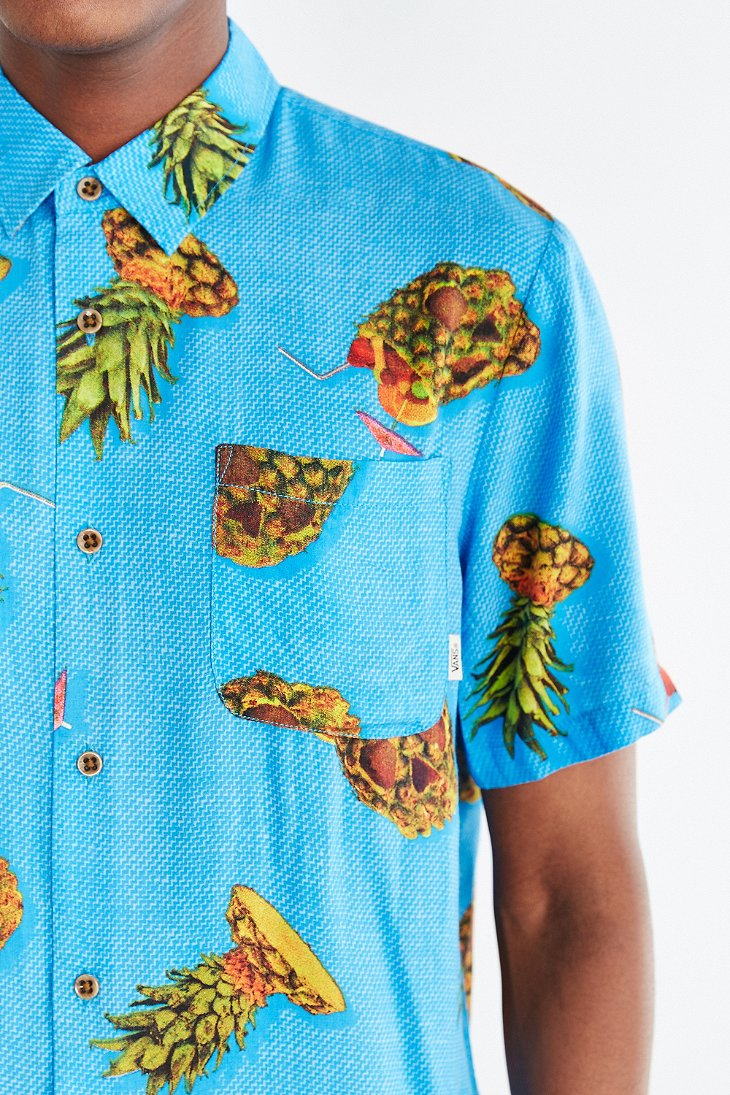 vans pineapple button up