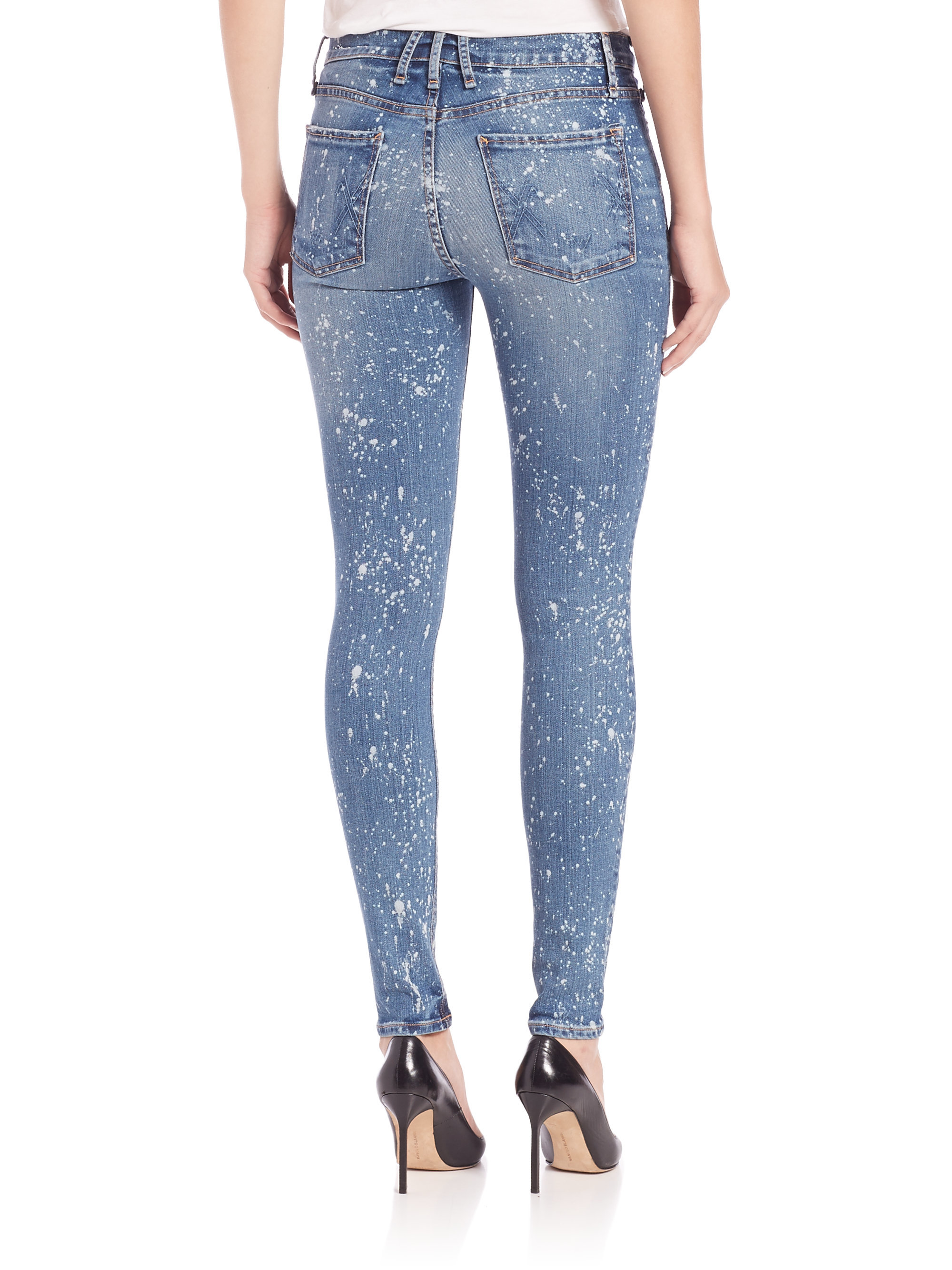 paint splatter jeans womens