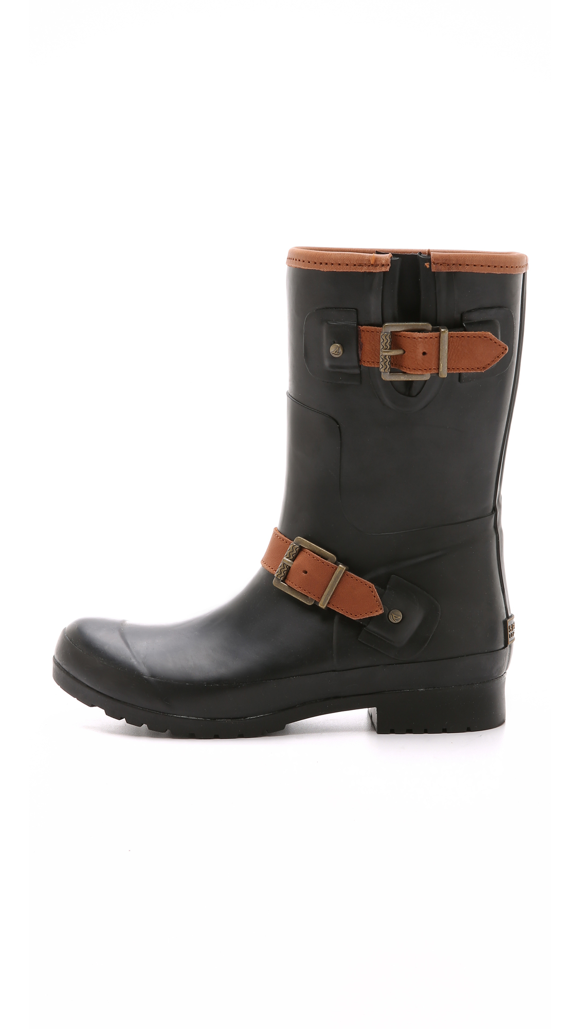 Lyst - Sperry Top-Sider Walker Fog Rain Boots - Black in Black