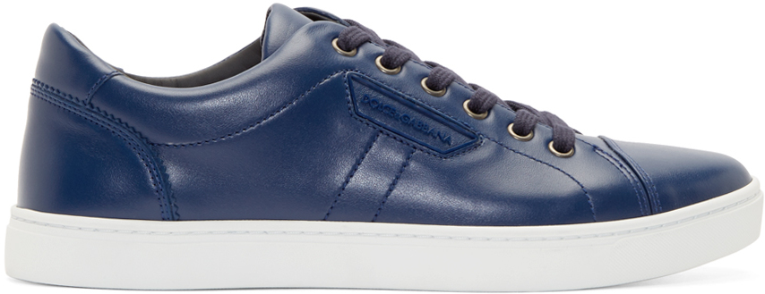 dolce & gabbana blue sneakers