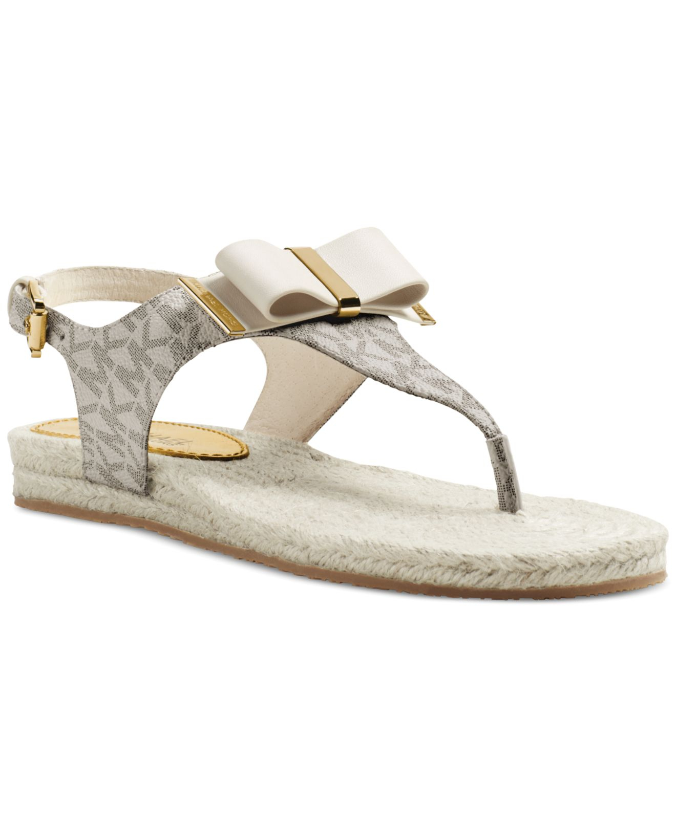 mk bow sandals