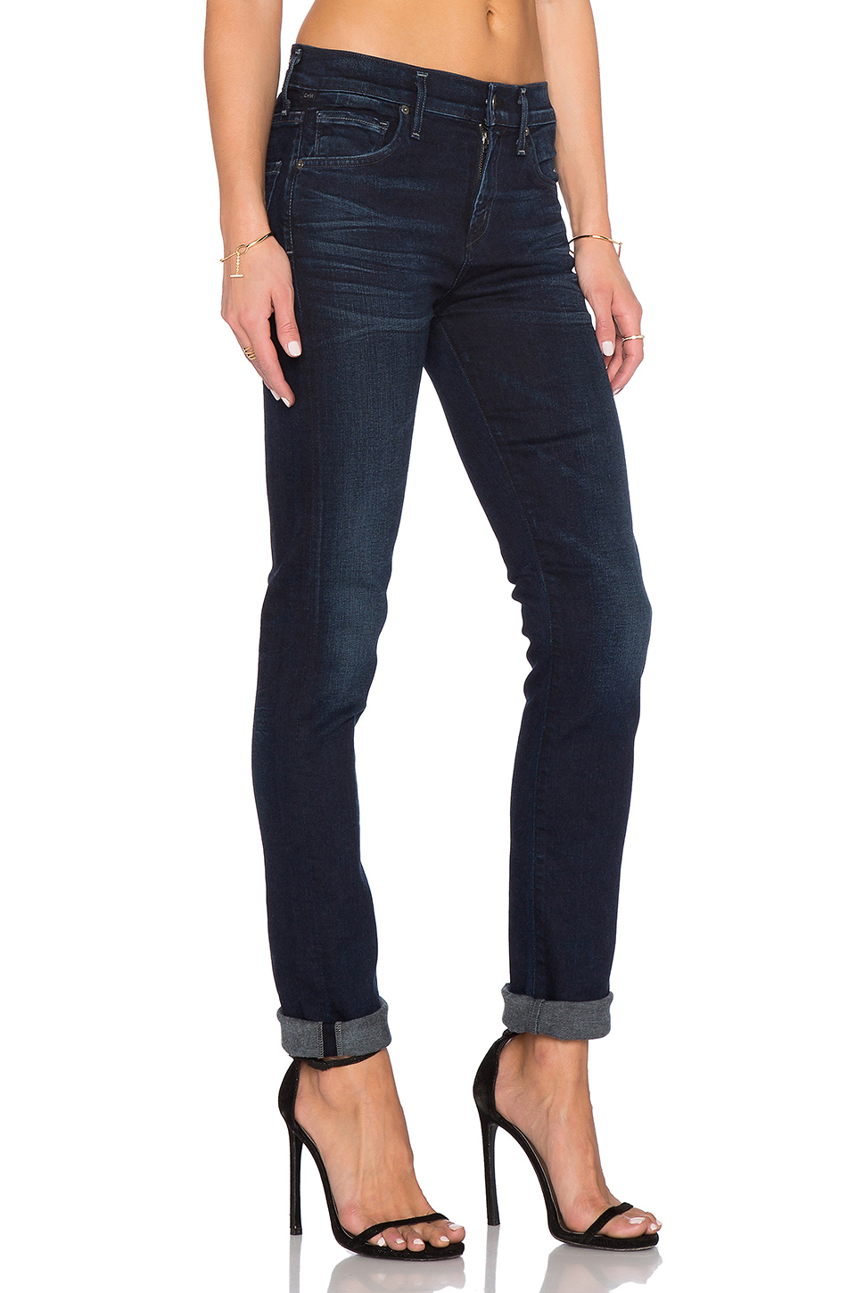agnes mid rise slim straight
