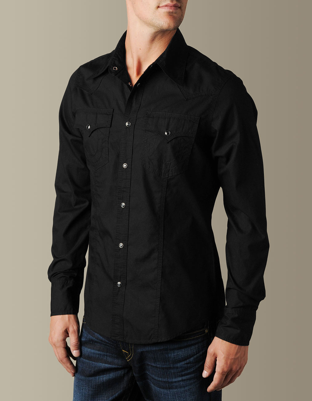 true religion western shirt