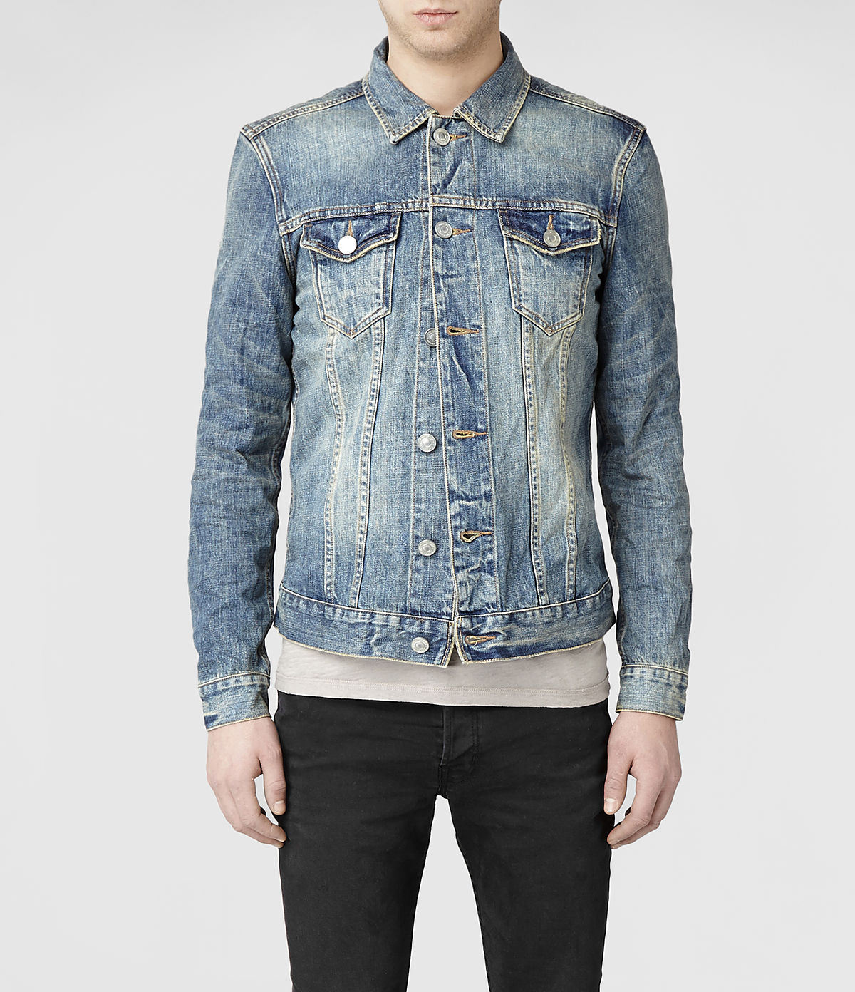 all saints denim jackets