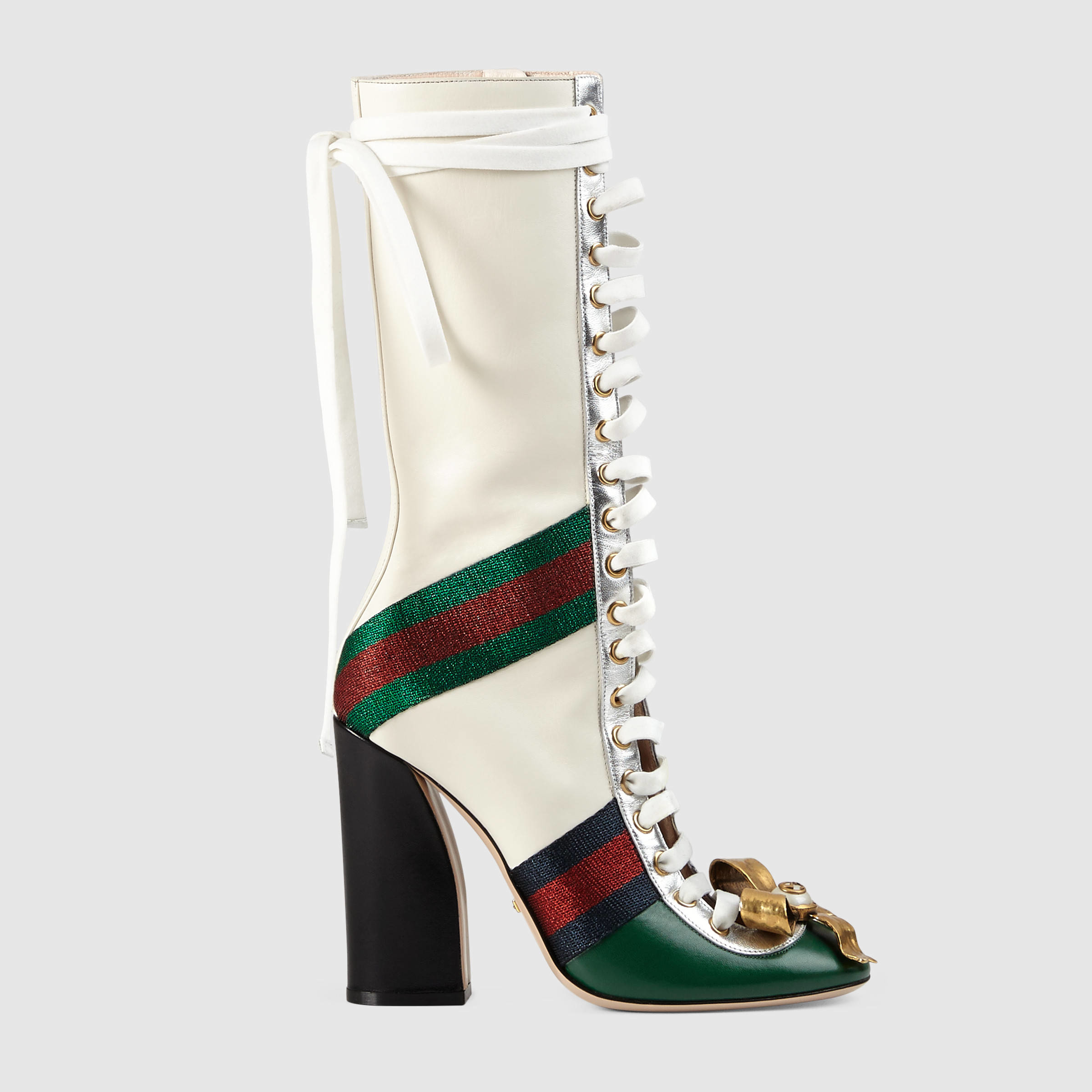 Gucci Finnlay Leather High Boot | Lyst
