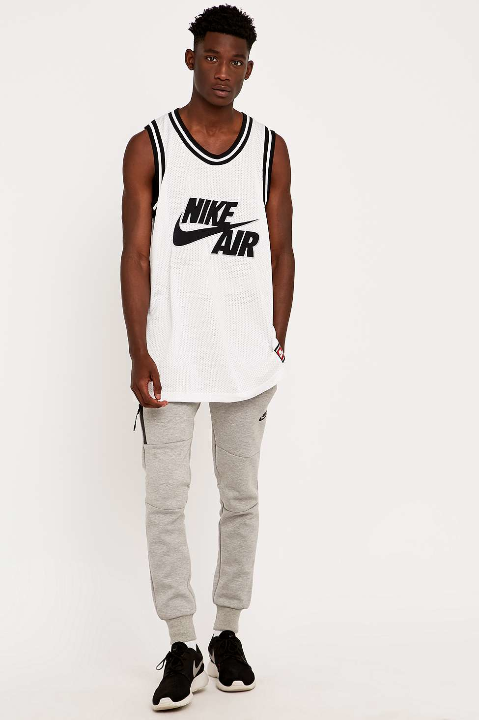 Download Nike Retro White Basketball Jersey for Men - Lyst