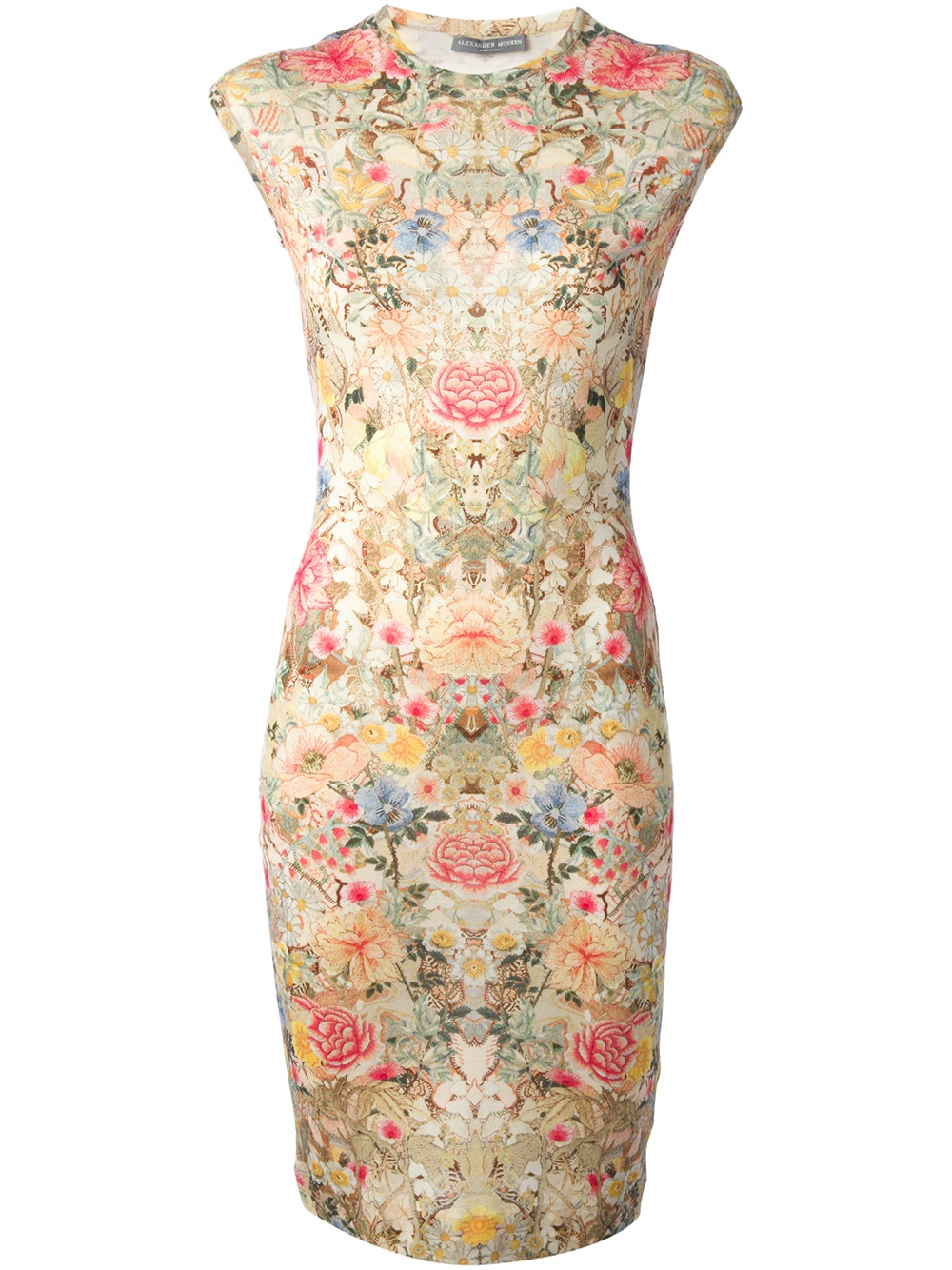 alexander mcqueen bodycon dress