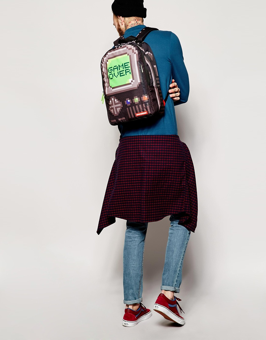 vans game over backpack