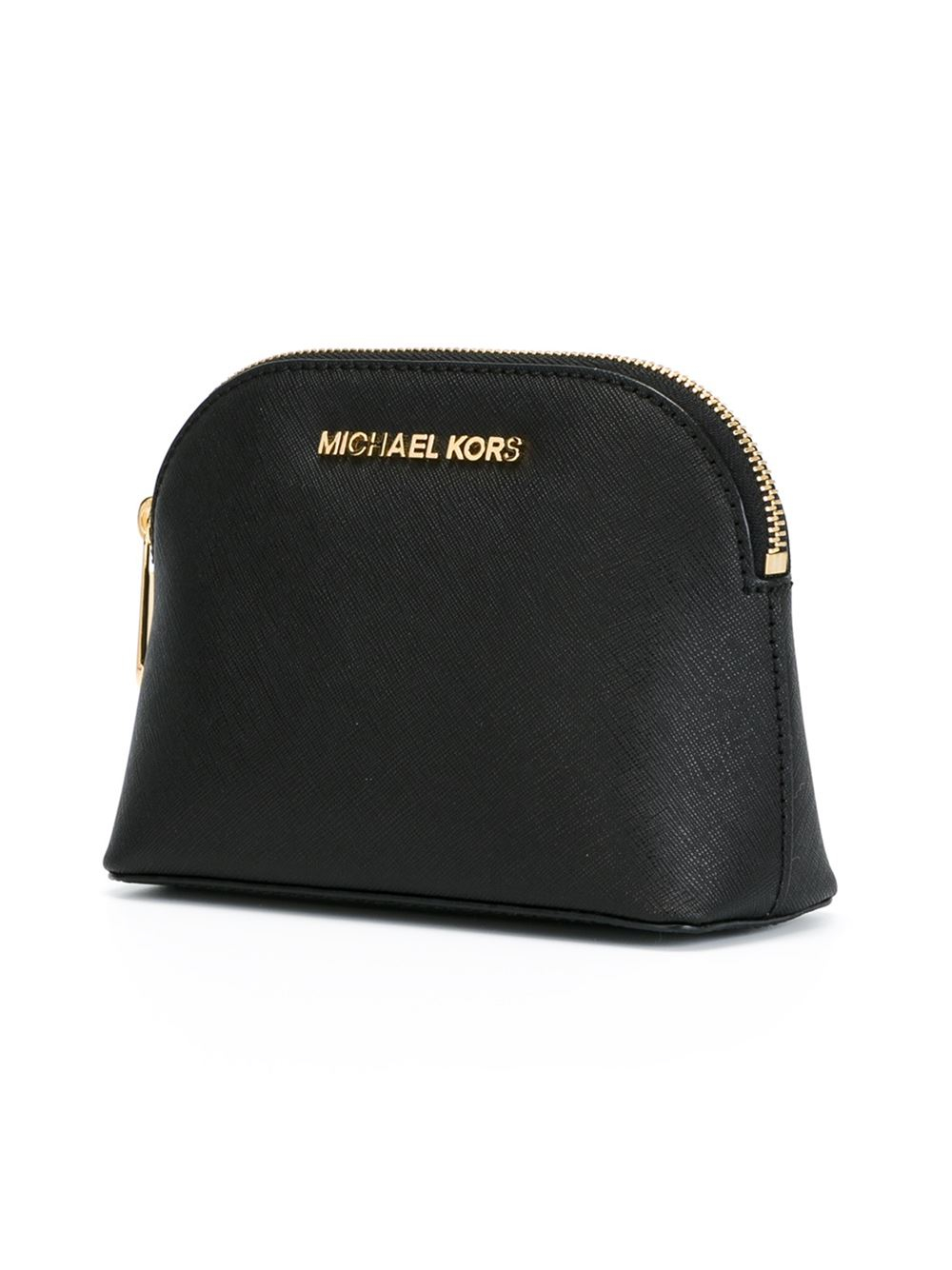 MICHAEL Michael Kors Cindy Makeup Bag in Black | Lyst