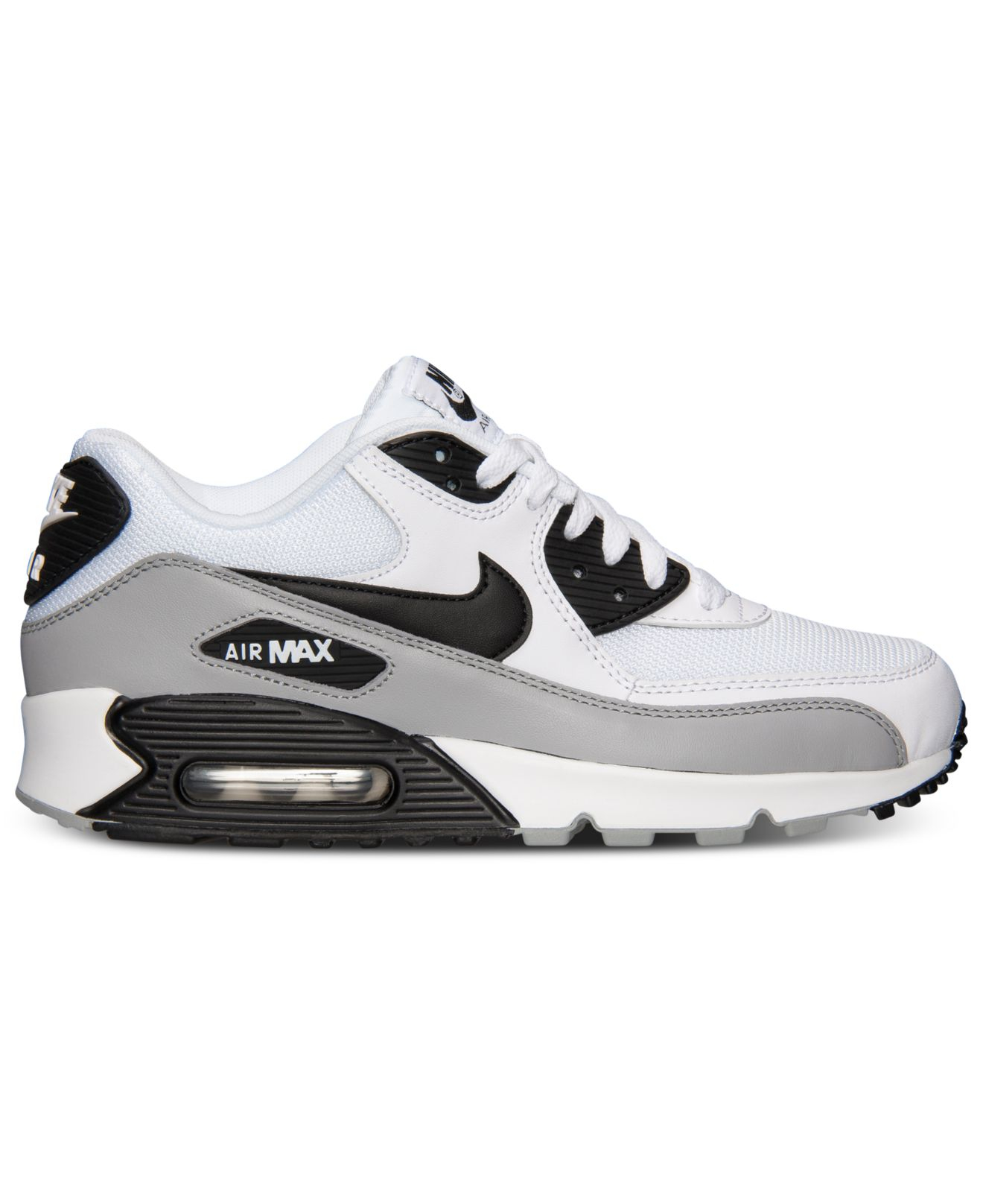 nike air max 90 black leather mens