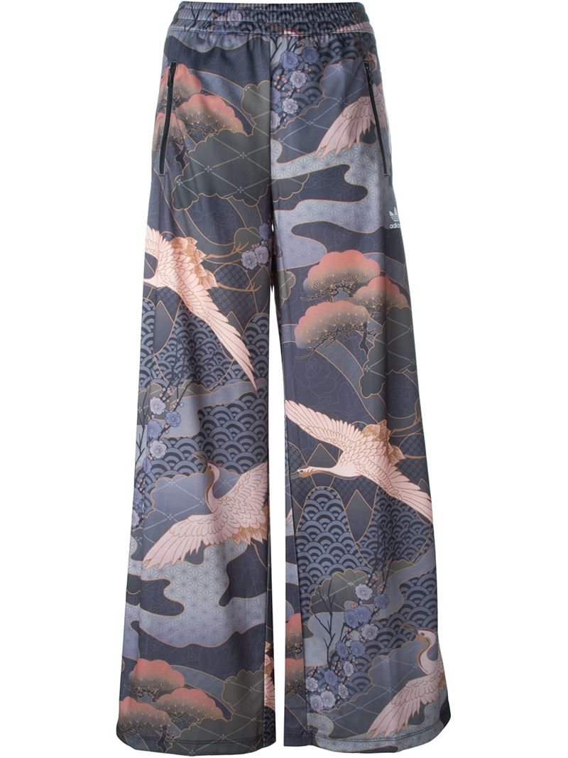 adidas Originals X Rita Ora Kimono Print Track Pants | Lyst