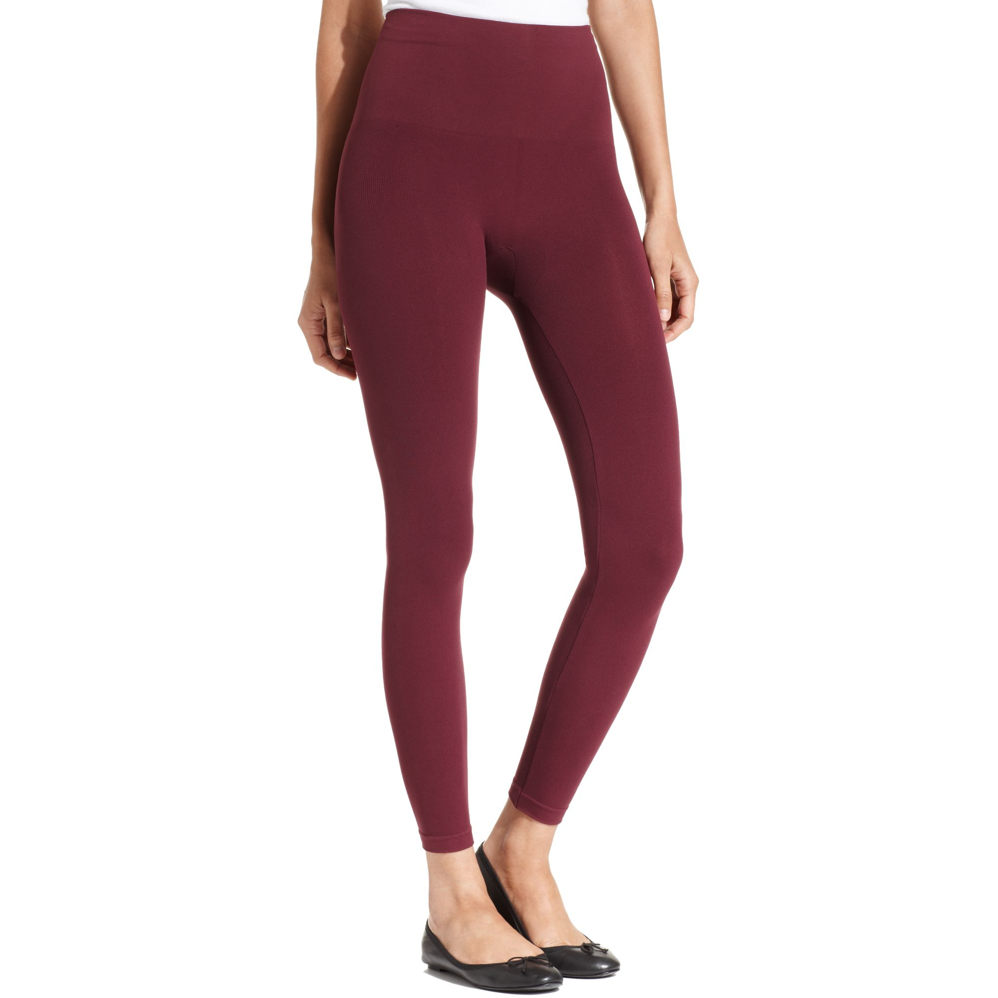 Spanx Star Power By Spanx Leggings Shaping in Red | Lyst