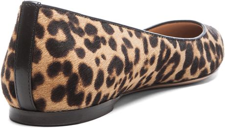 gianvito rossi leopard flats