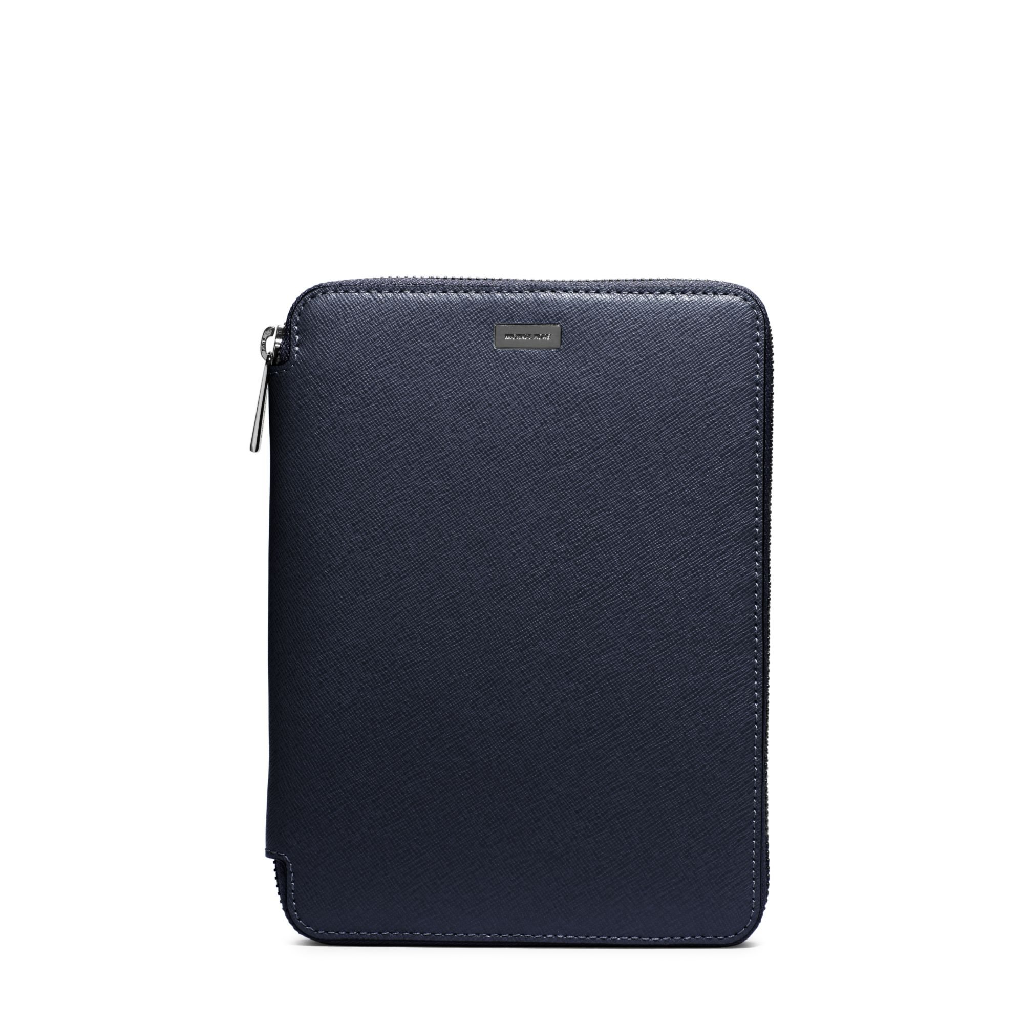 Michael Kors Saffiano Leather Mini Tablet Case For Ipad Mini in Navy