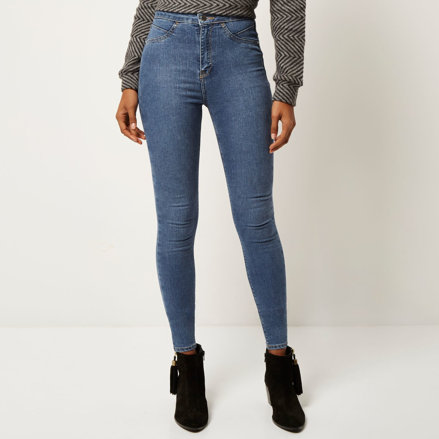 river island high waisted jeggings