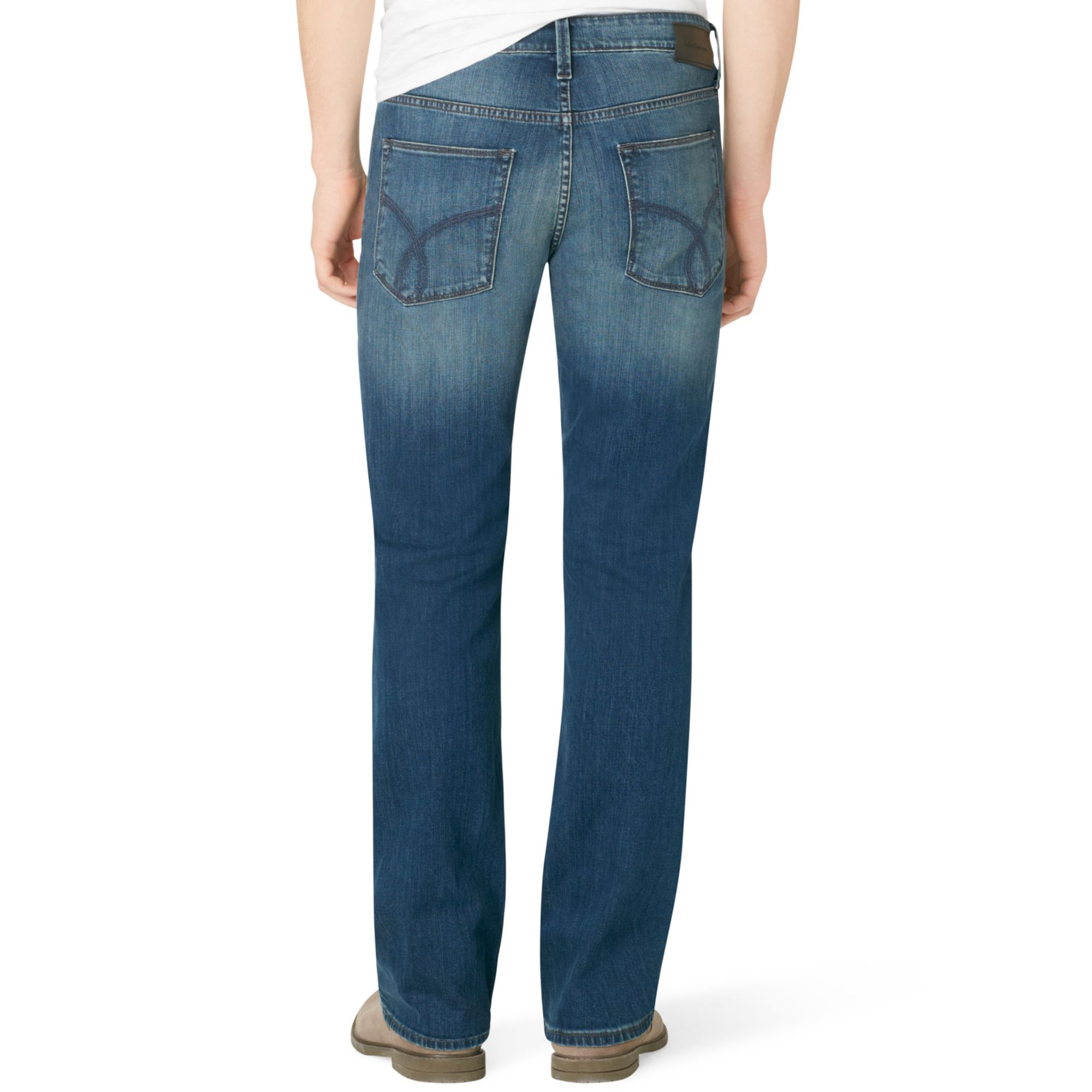 Calvin klein jeans Men's Bootcut Jeans in Blue for Men (Nova) | Lyst