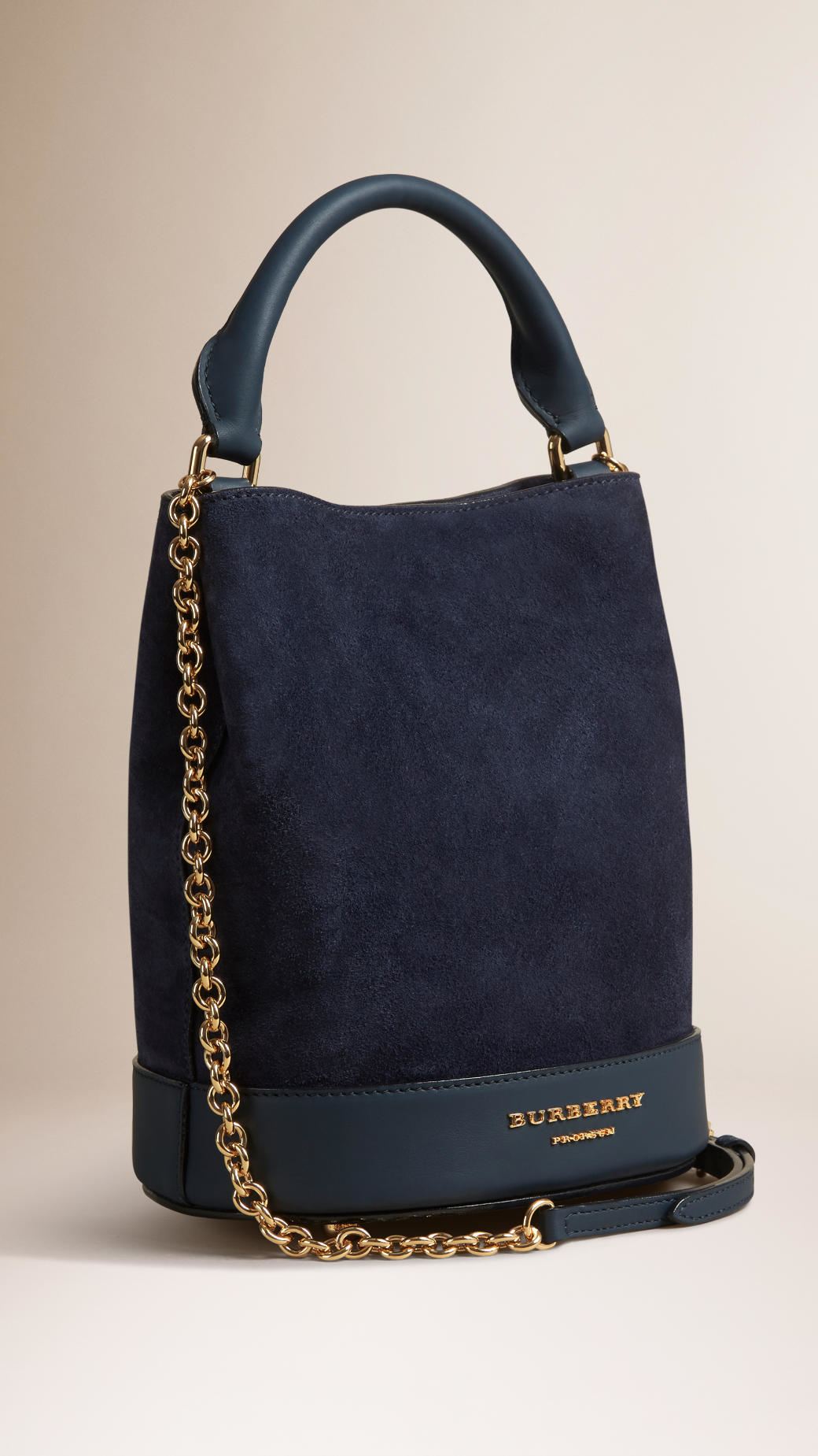 small suede handbag