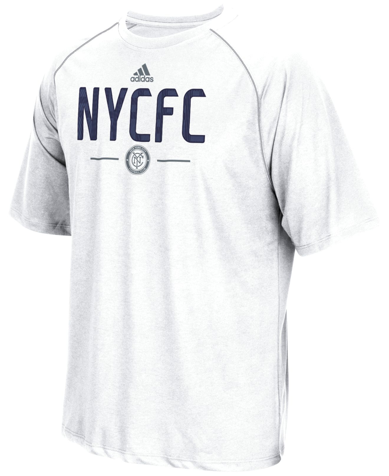 Adidas originals Men's New York City Fc Climalite T-shirt in White for Men | Lyst