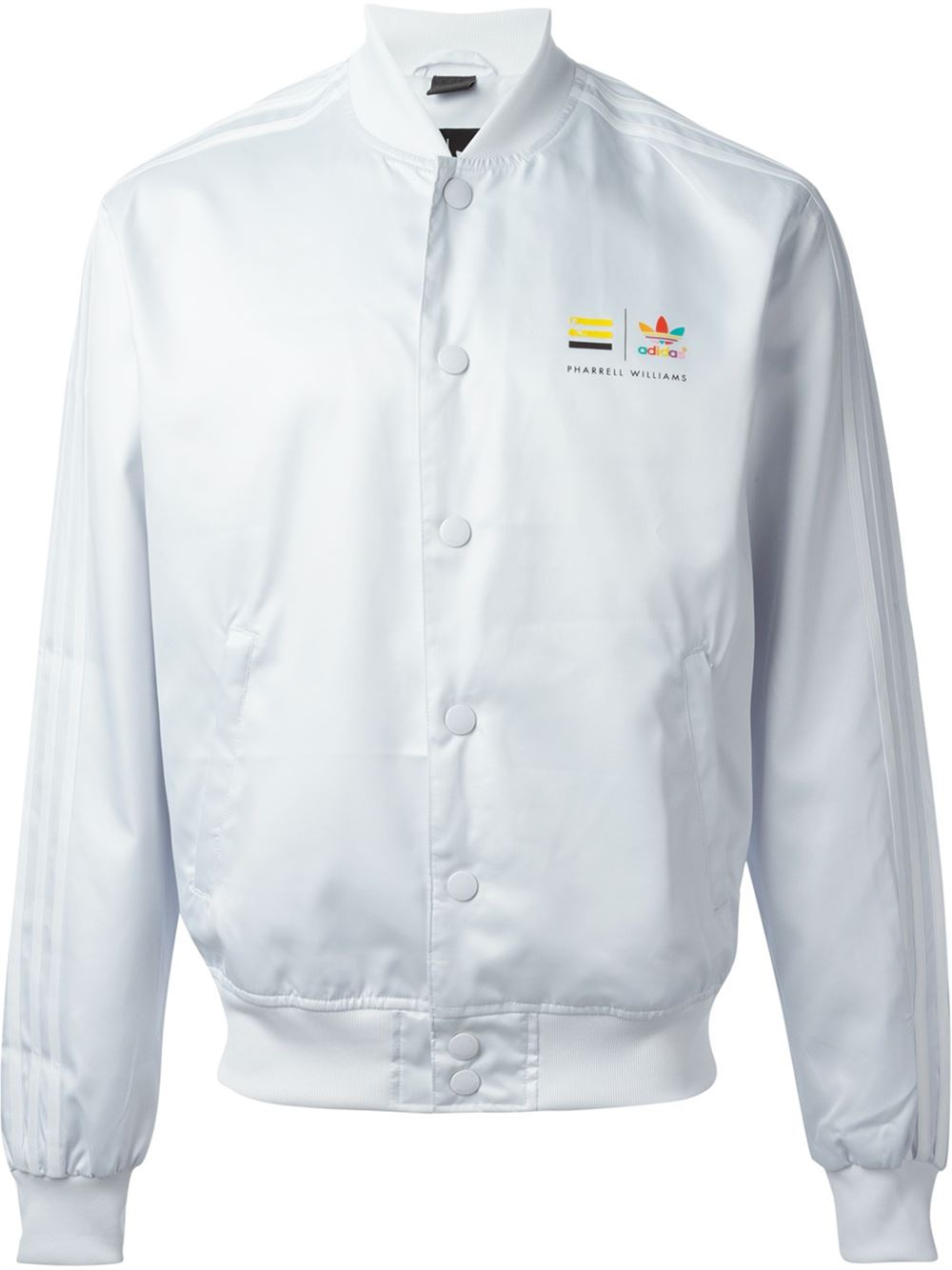 Adidas By Pharrell Williams 'Supercolour' Jacket in White for Men | Lyst