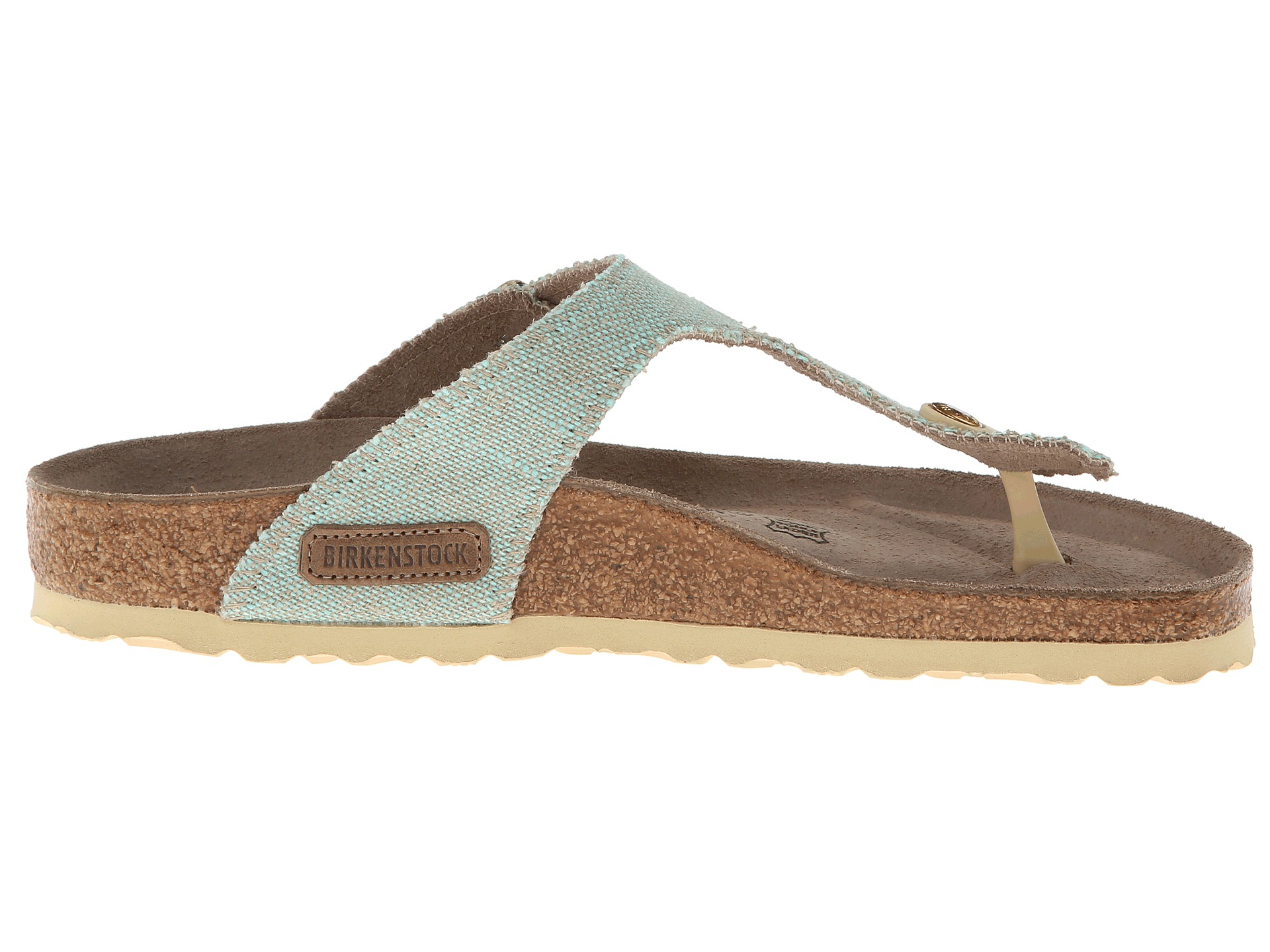 green gizeh birkenstocks