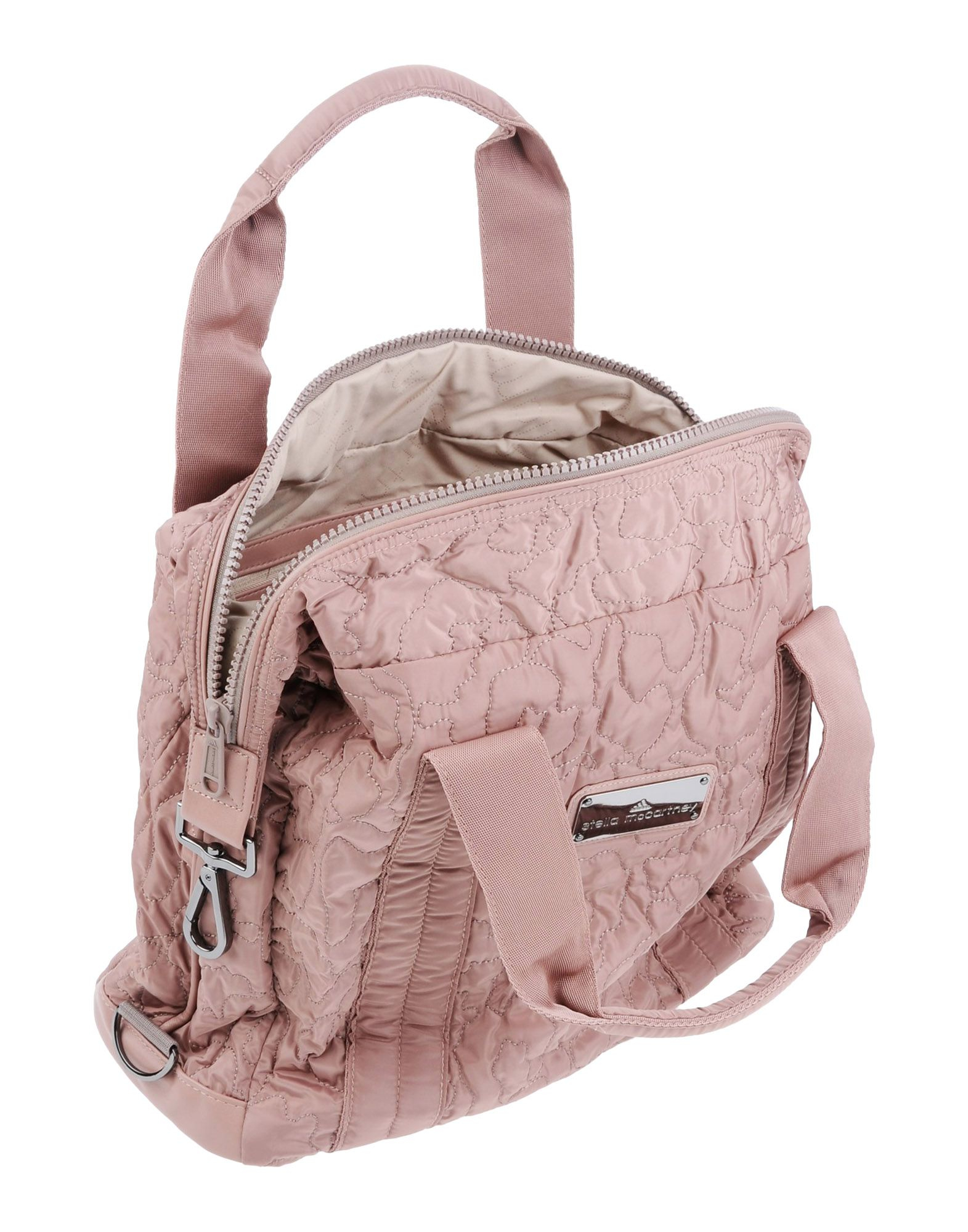 adidas By Stella McCartney Medium Quilted Gym Bag in Pastel Pink (Pink) |  Lyst UK