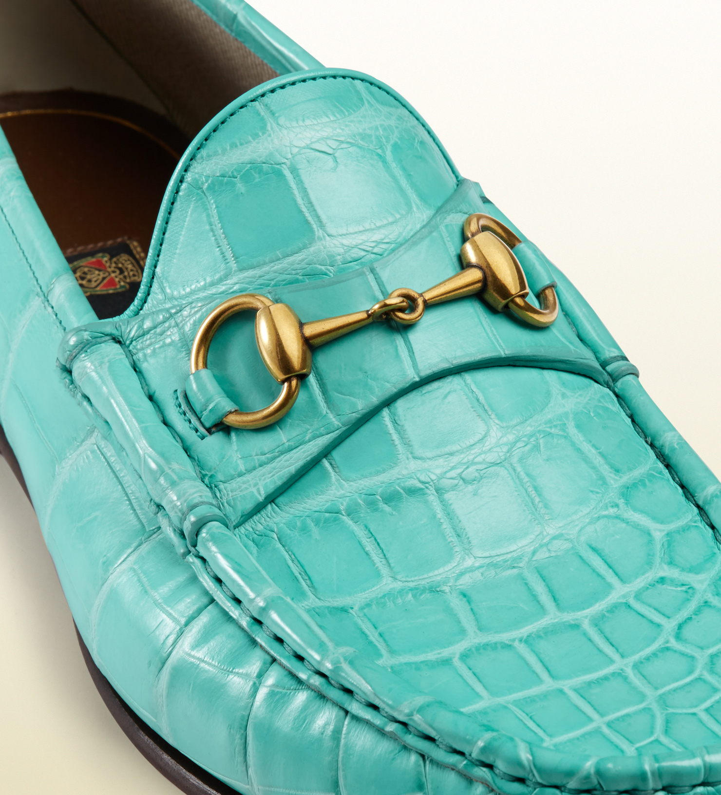1953 horsebit crocodile loafer