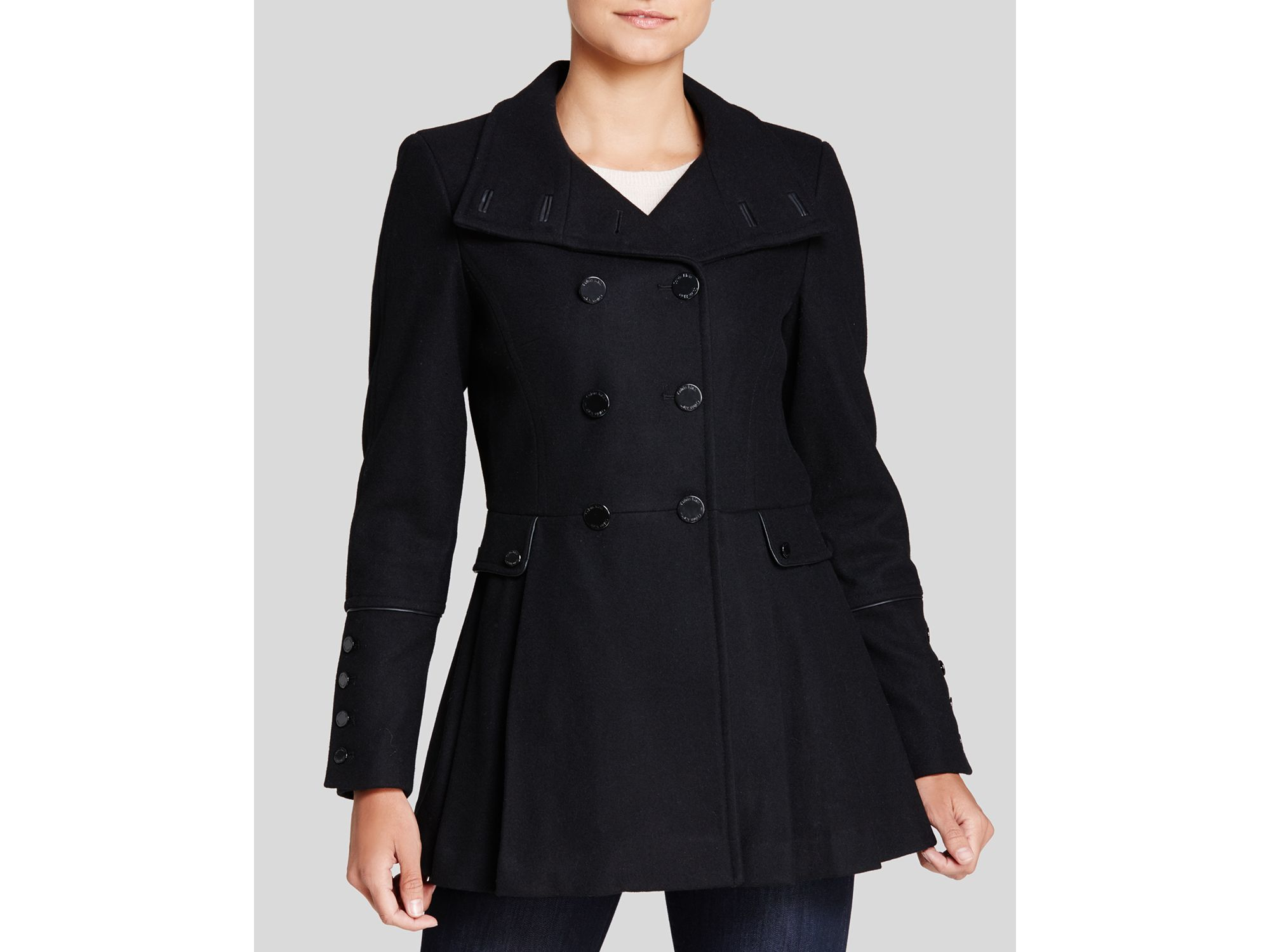 calvin klein military coat