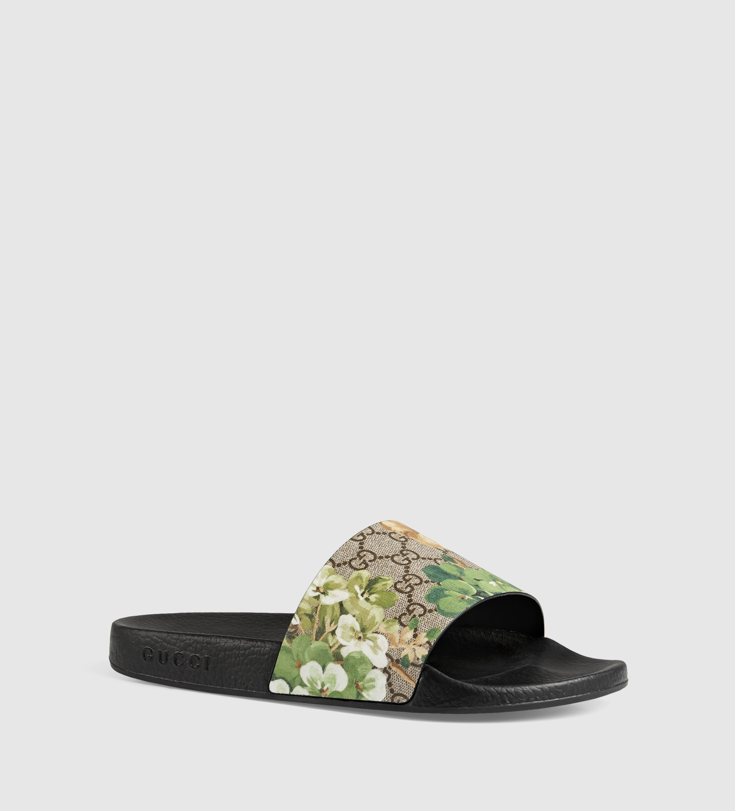 Gucci Blooms Print Sandal in Green for Men | Lyst