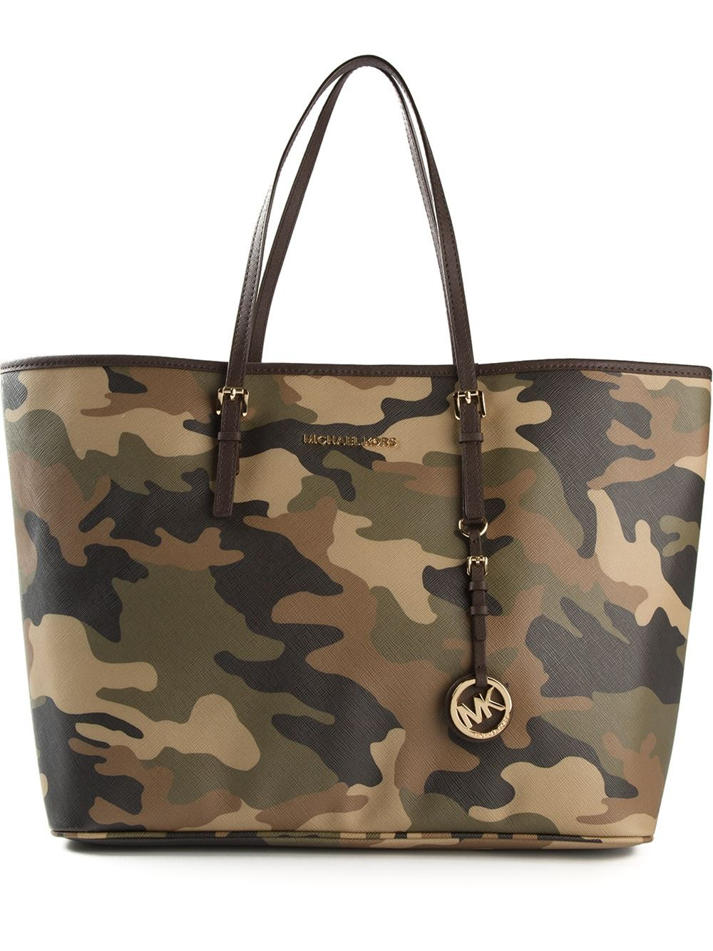 camouflage michael kors tote