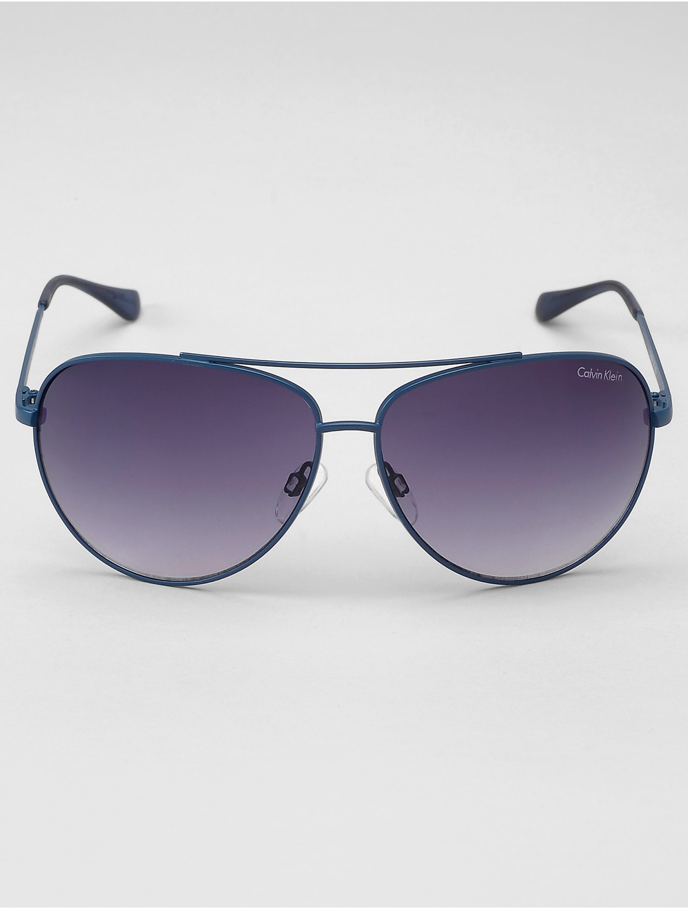 Lyst Calvin Klein Aviator Sunglasses in Blue