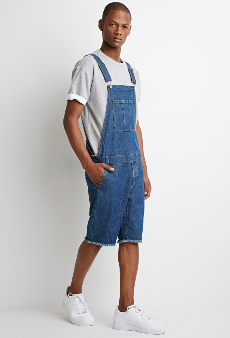 mens denim jumpsuit forever 21