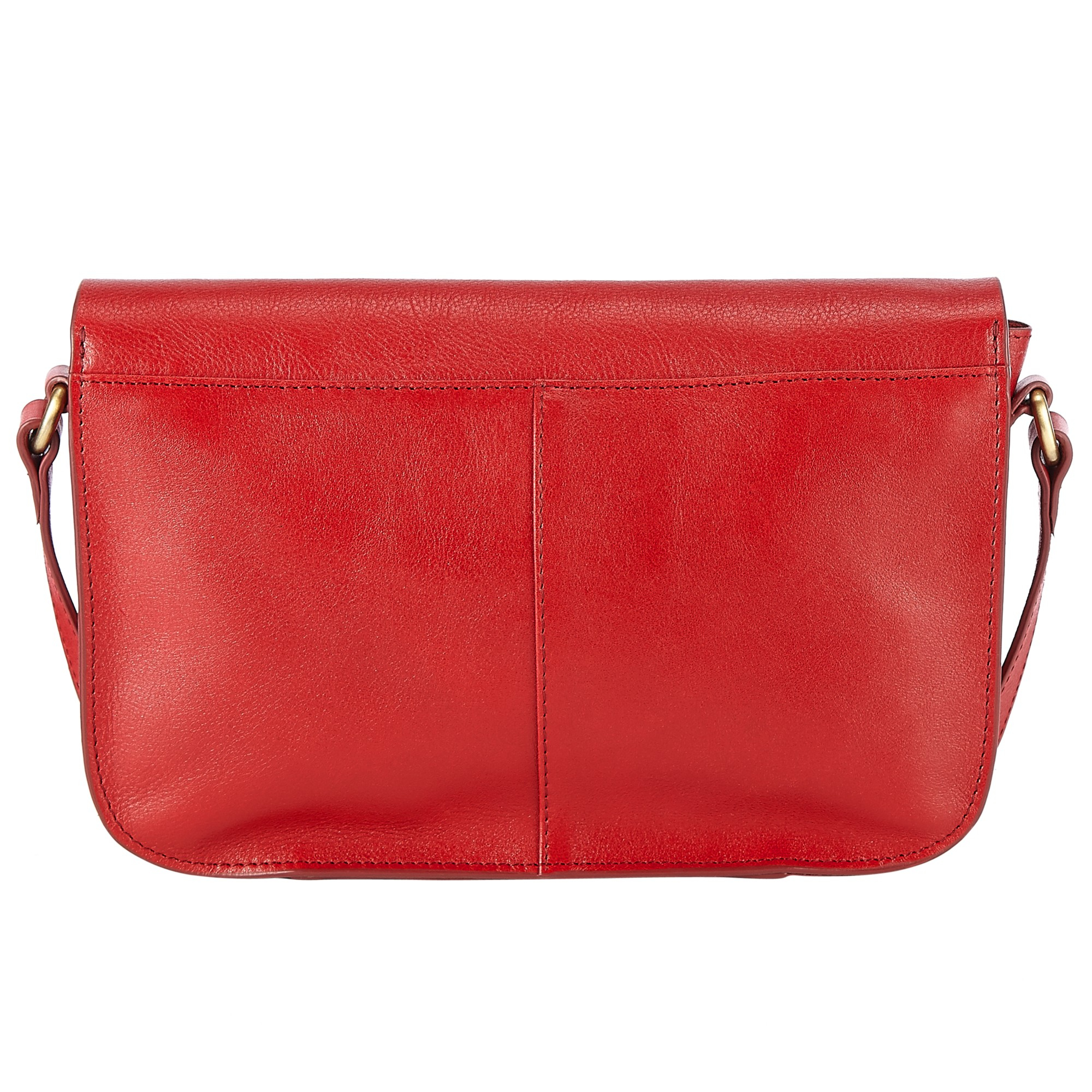 John Lewis Octavia Small Leather Across Body Bag In Red Lyst Gallery