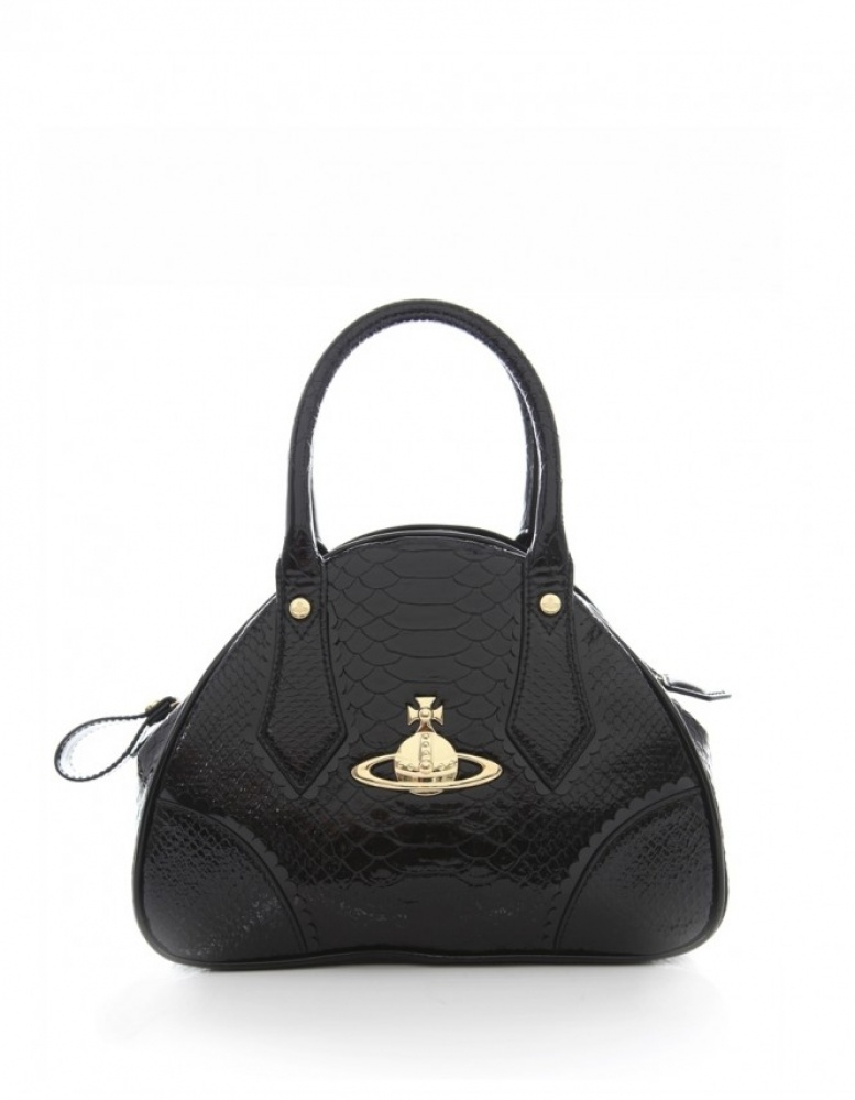 Vivienne Westwood Frilly Snake Bowling Bag in Black Lyst
