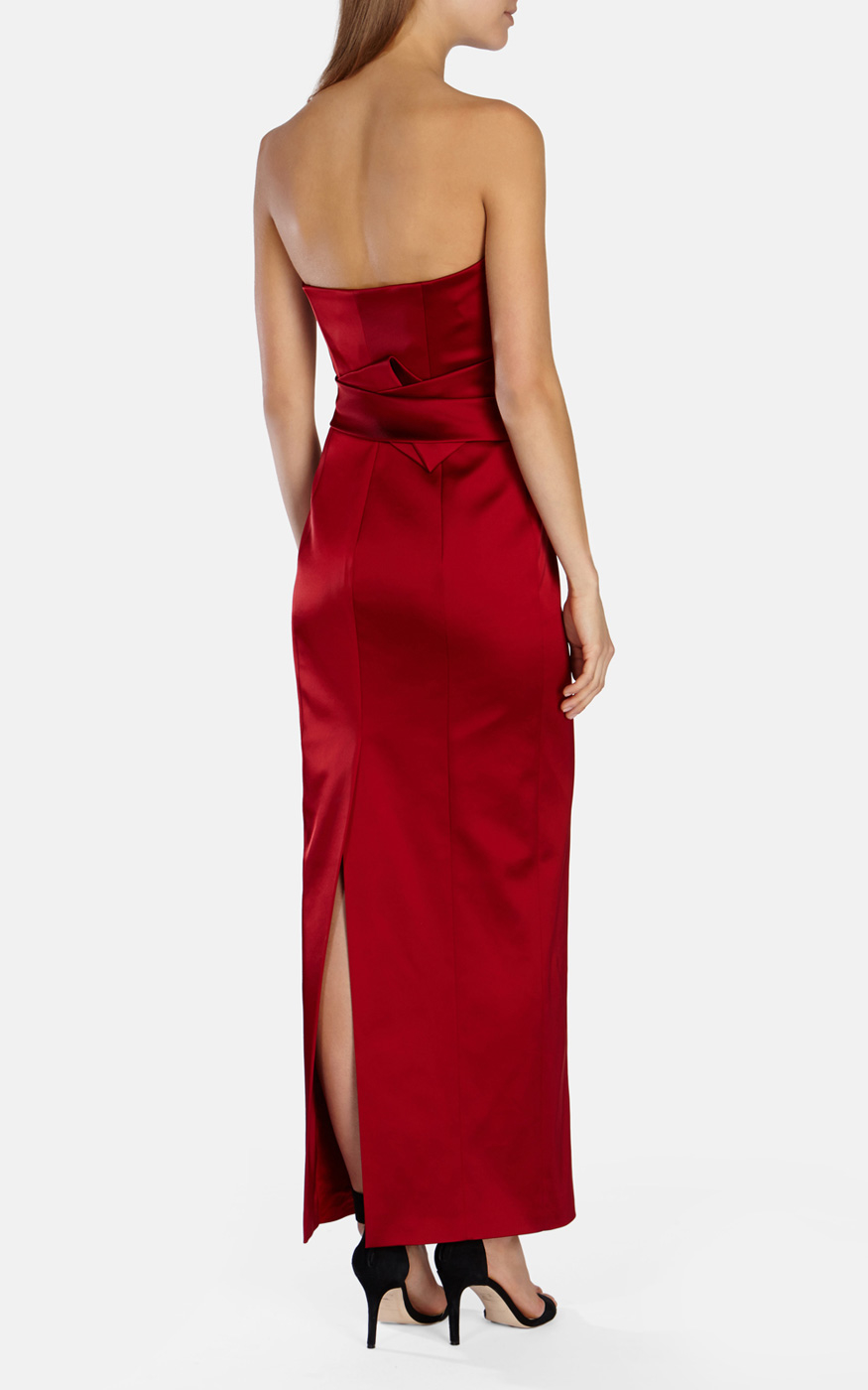 karen millen red maxi dress