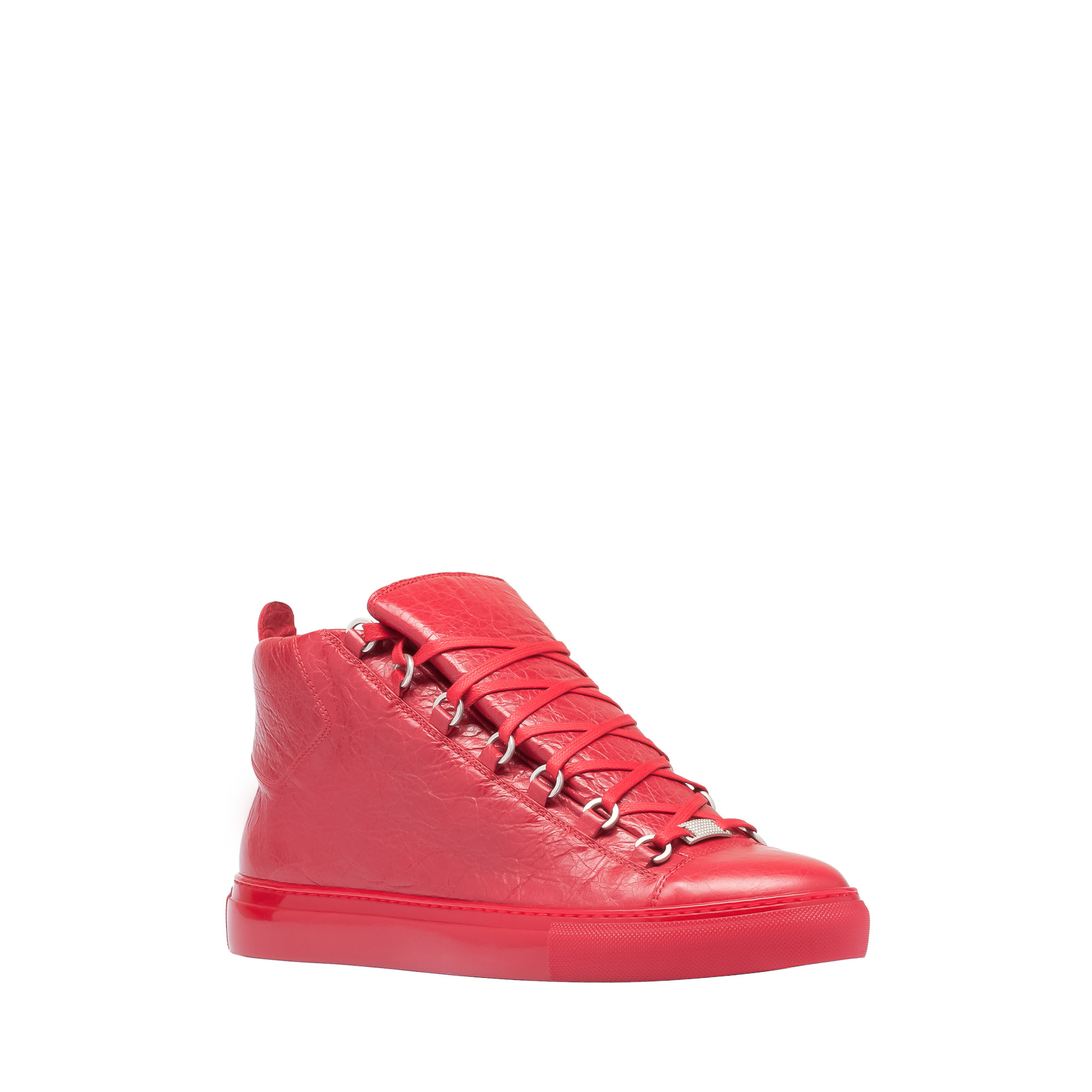 balenciaga arena high top red