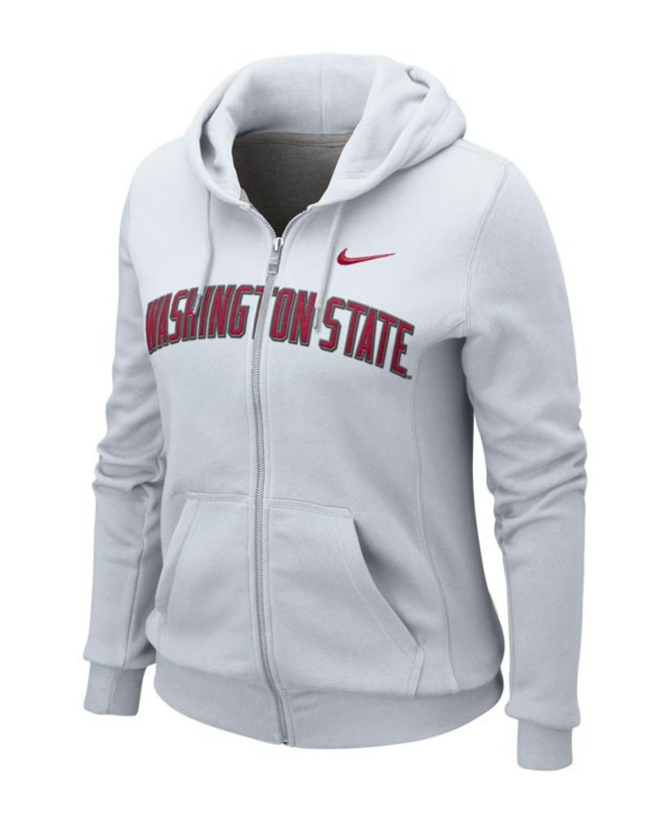 Nike Women's Washington State Cougars Full-zip Hoodie in White | Lyst