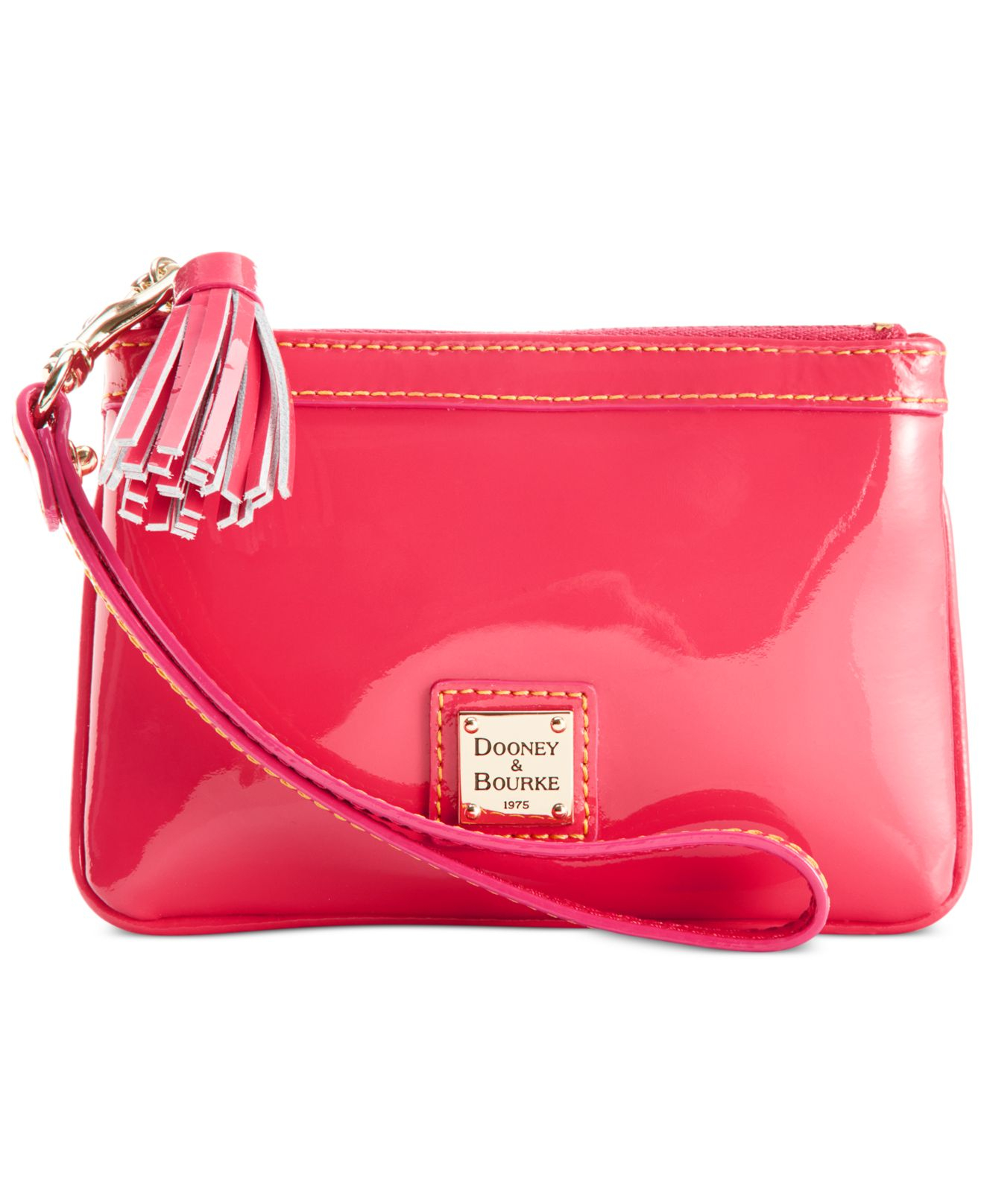 dooney and bourke red patent leather bag