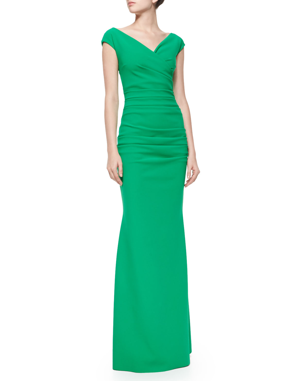 chiara boni green dress