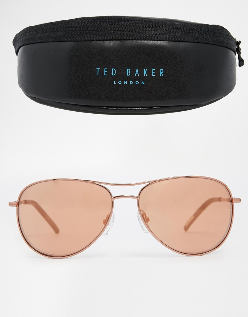 rose gold mirror sunglasses